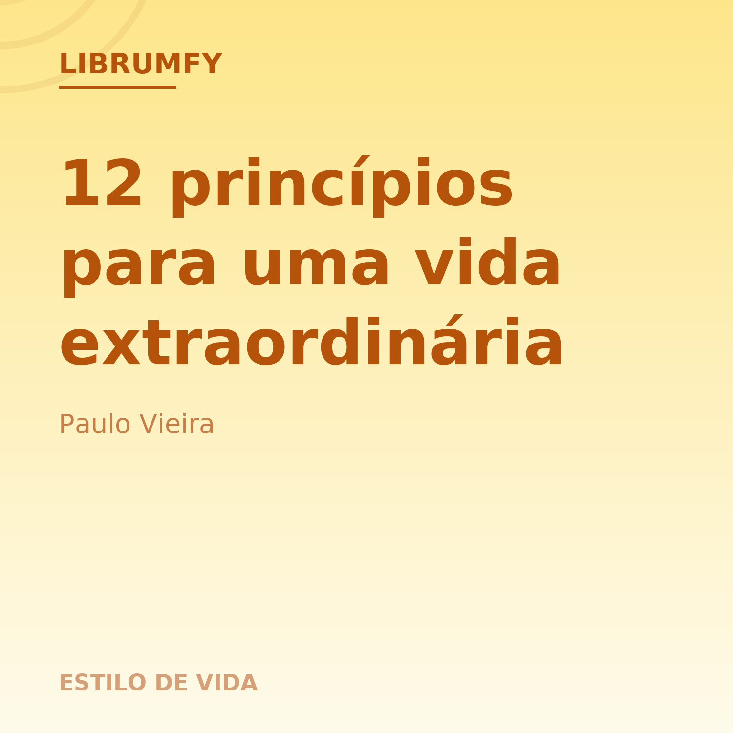 Capa de 12 princípios para uma vida extraordinária