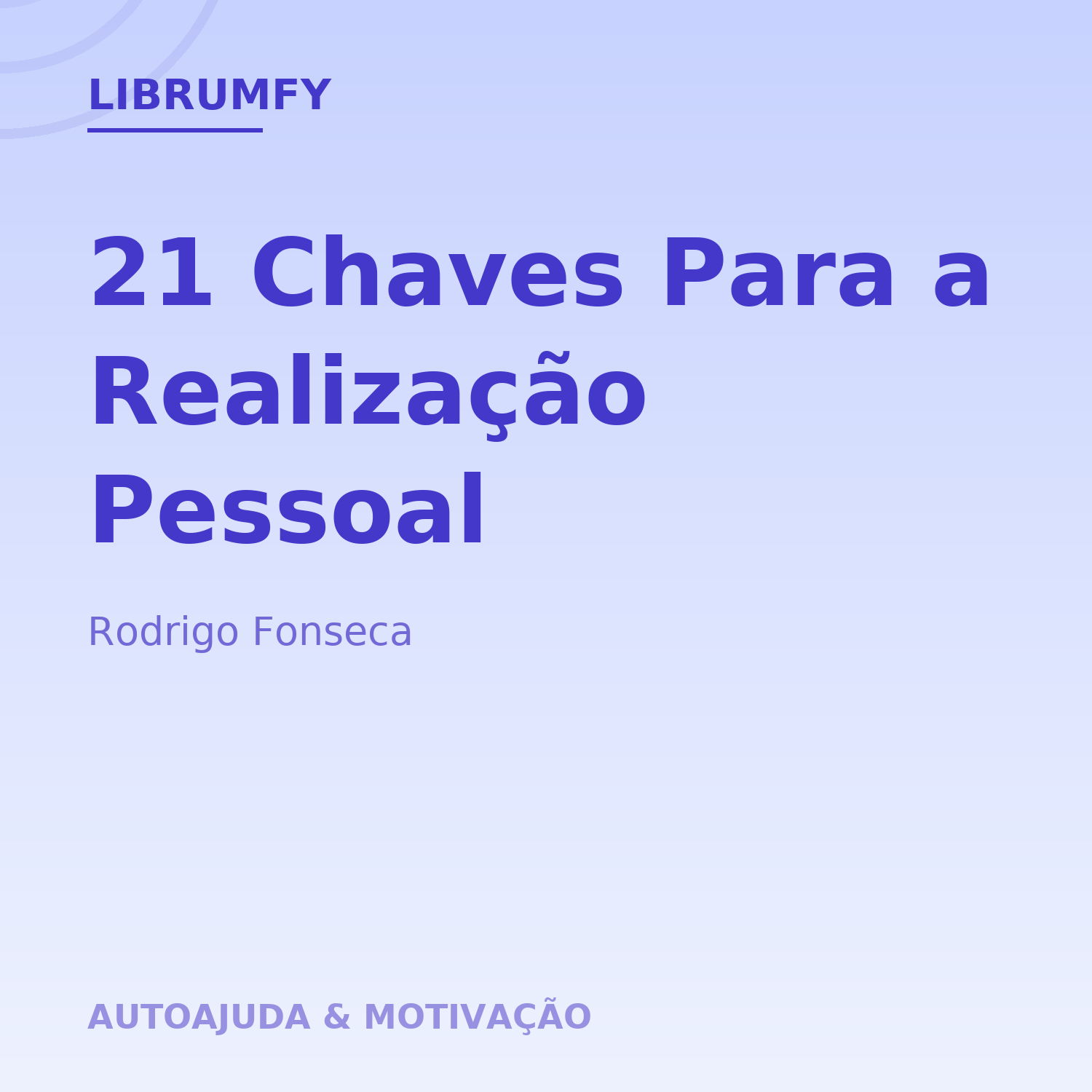 Capa de 21 Chaves Para a Realização Pessoal