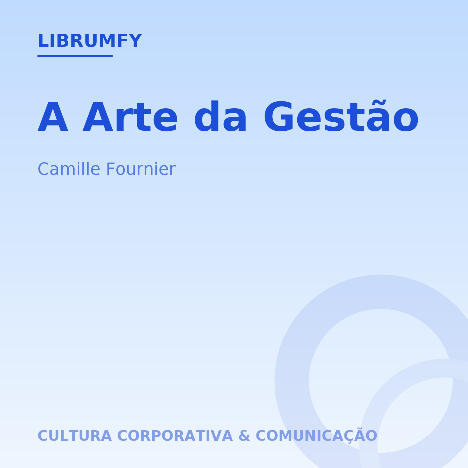 Capa de A Arte da Gestão