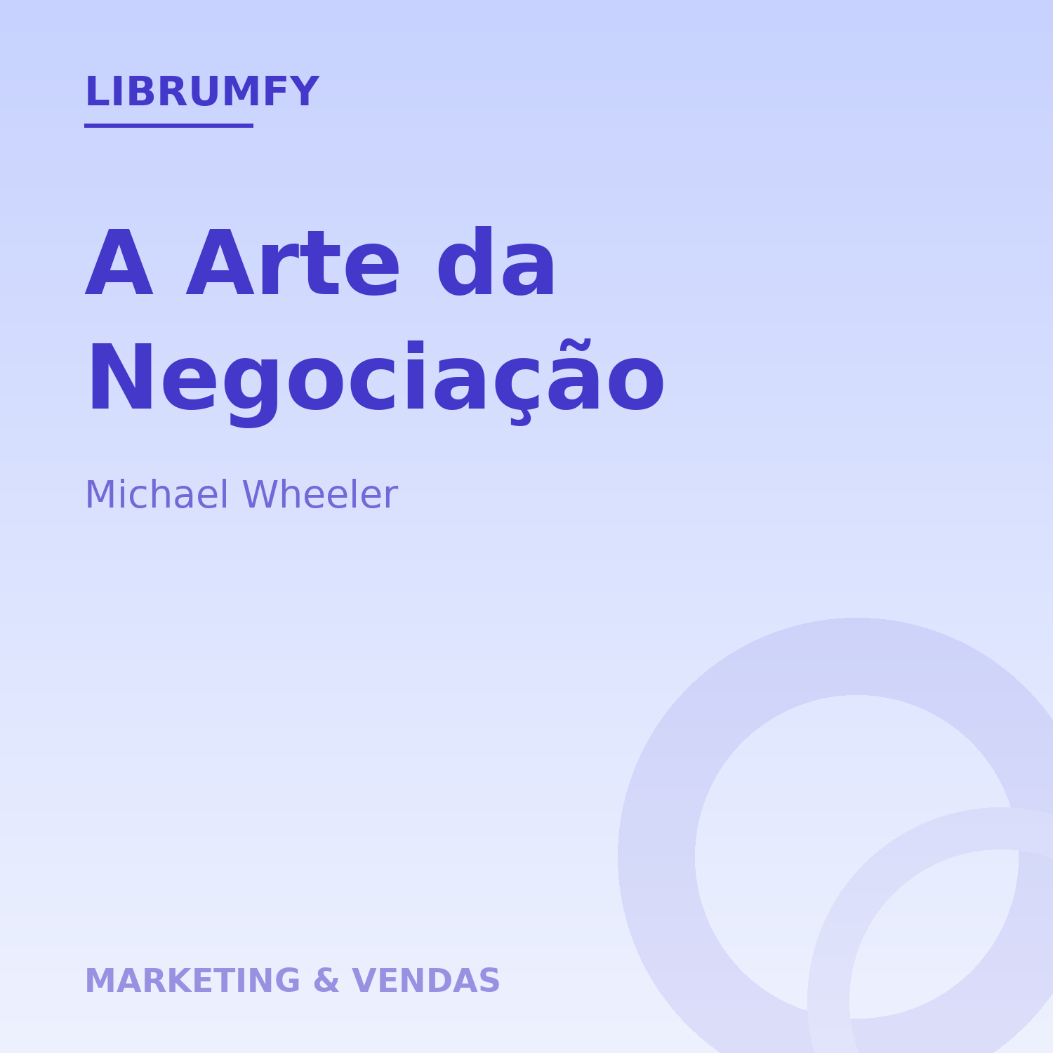 Capa de A Arte da Negociação