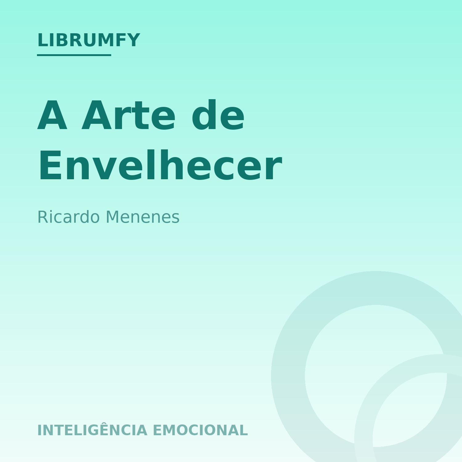 Capa de A Arte de Envelhecer