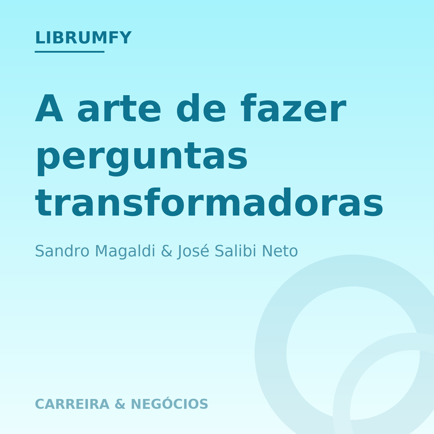Capa de A arte de fazer perguntas transformadoras
