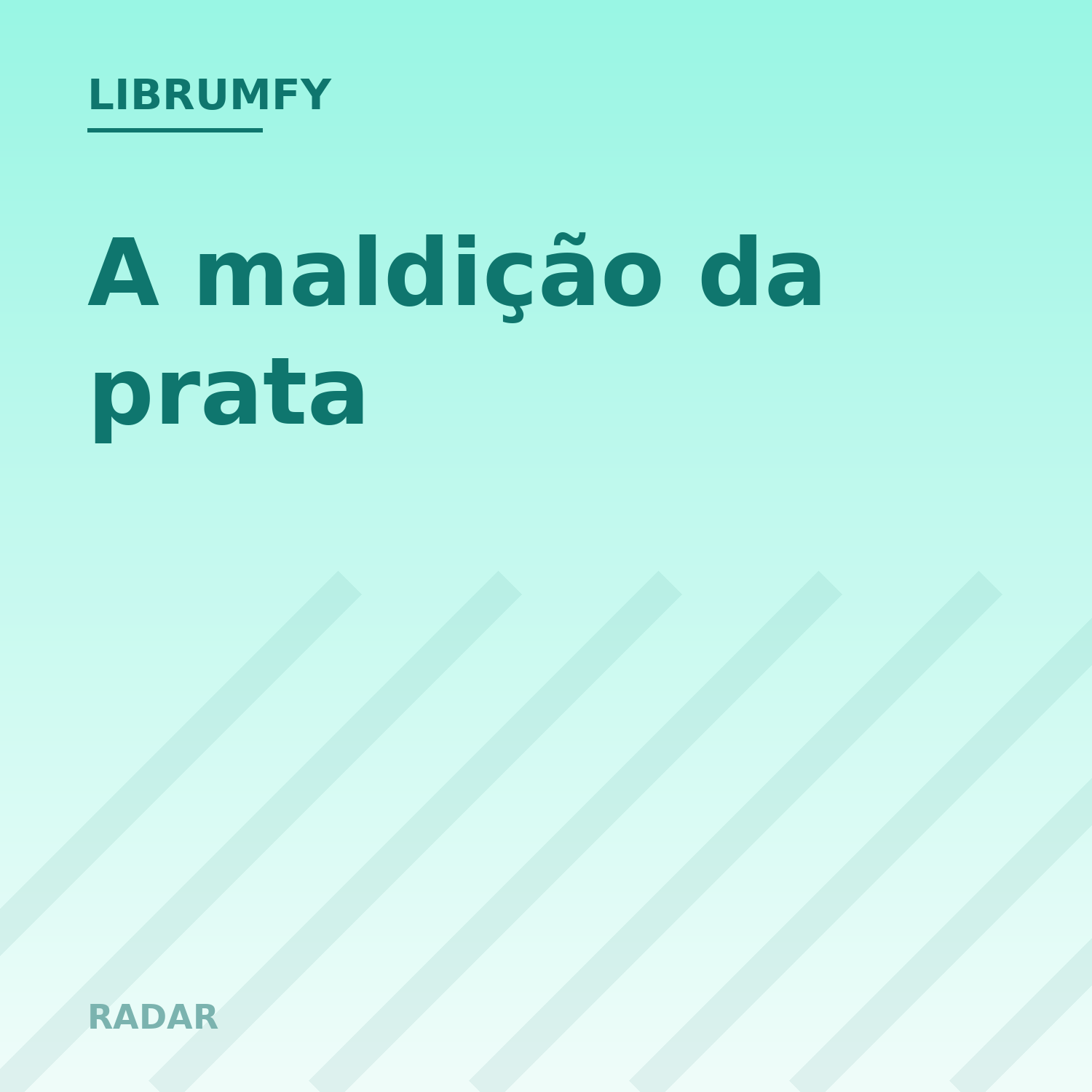 Capa de A maldição da prata
