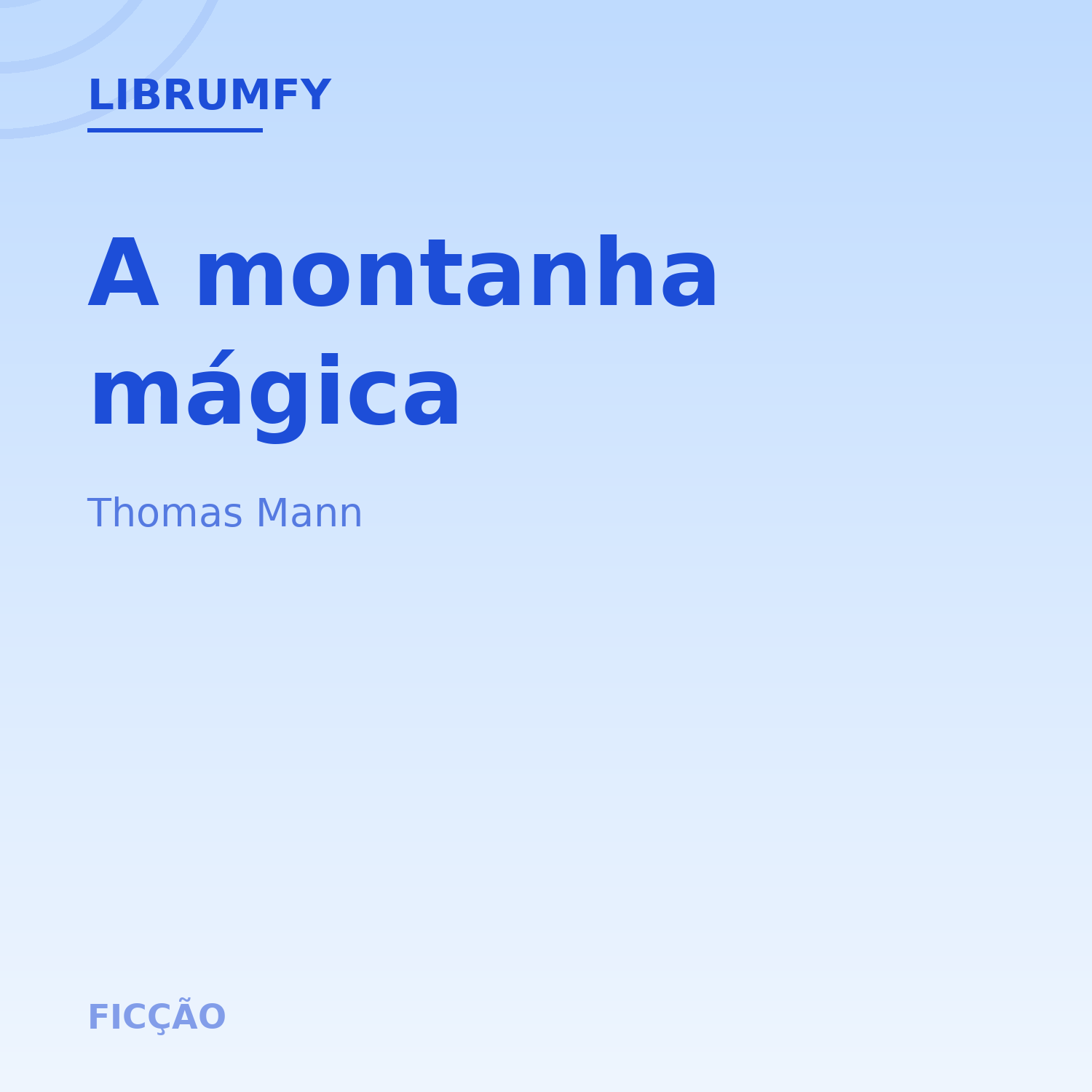 Capa de A montanha mágica