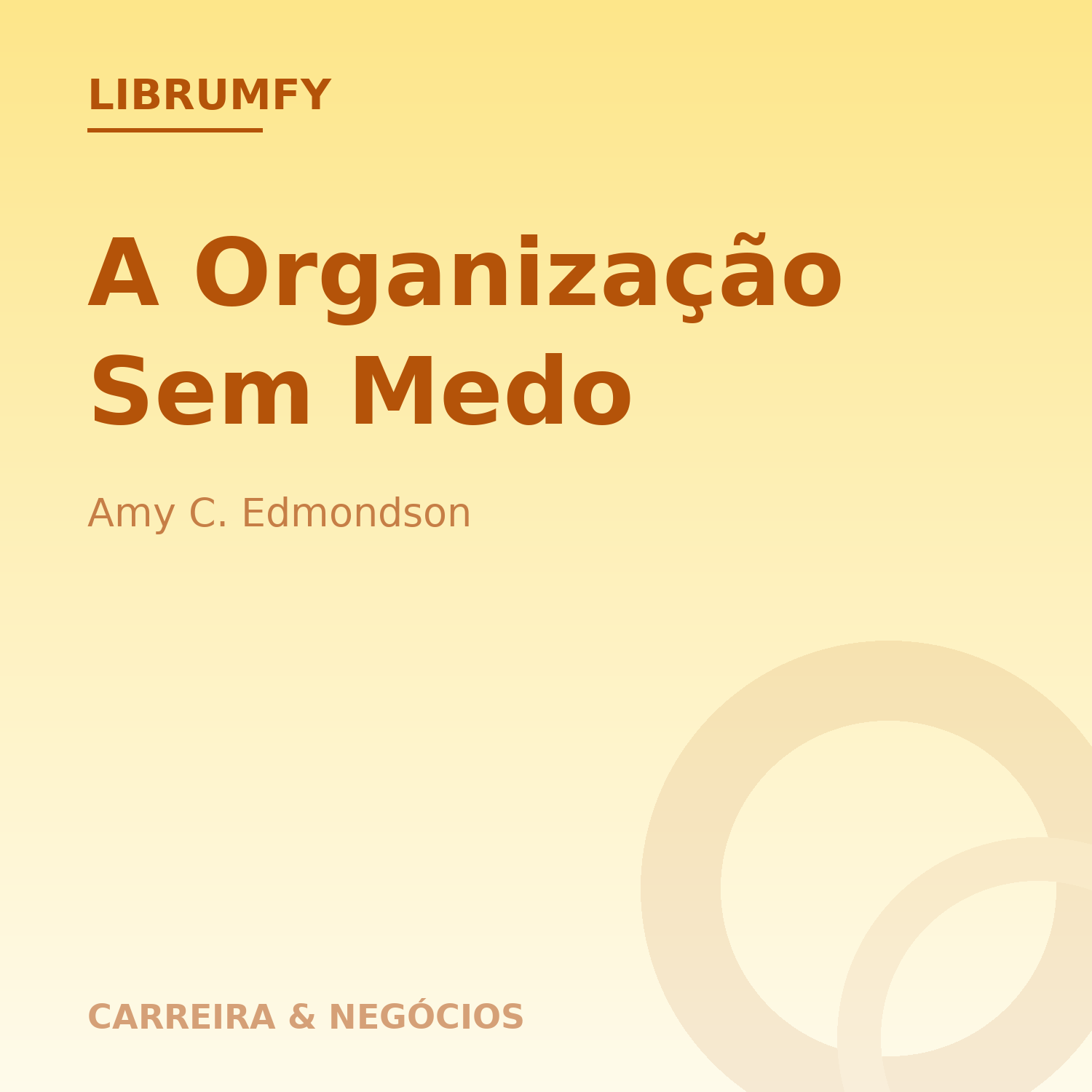 Capa de A Organização Sem Medo