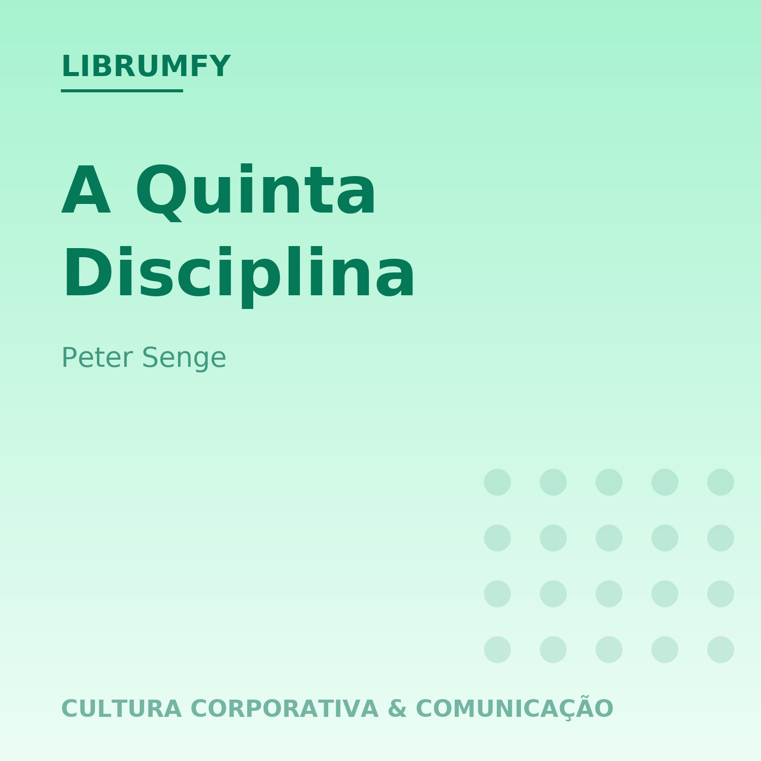 Capa de A Quinta Disciplina