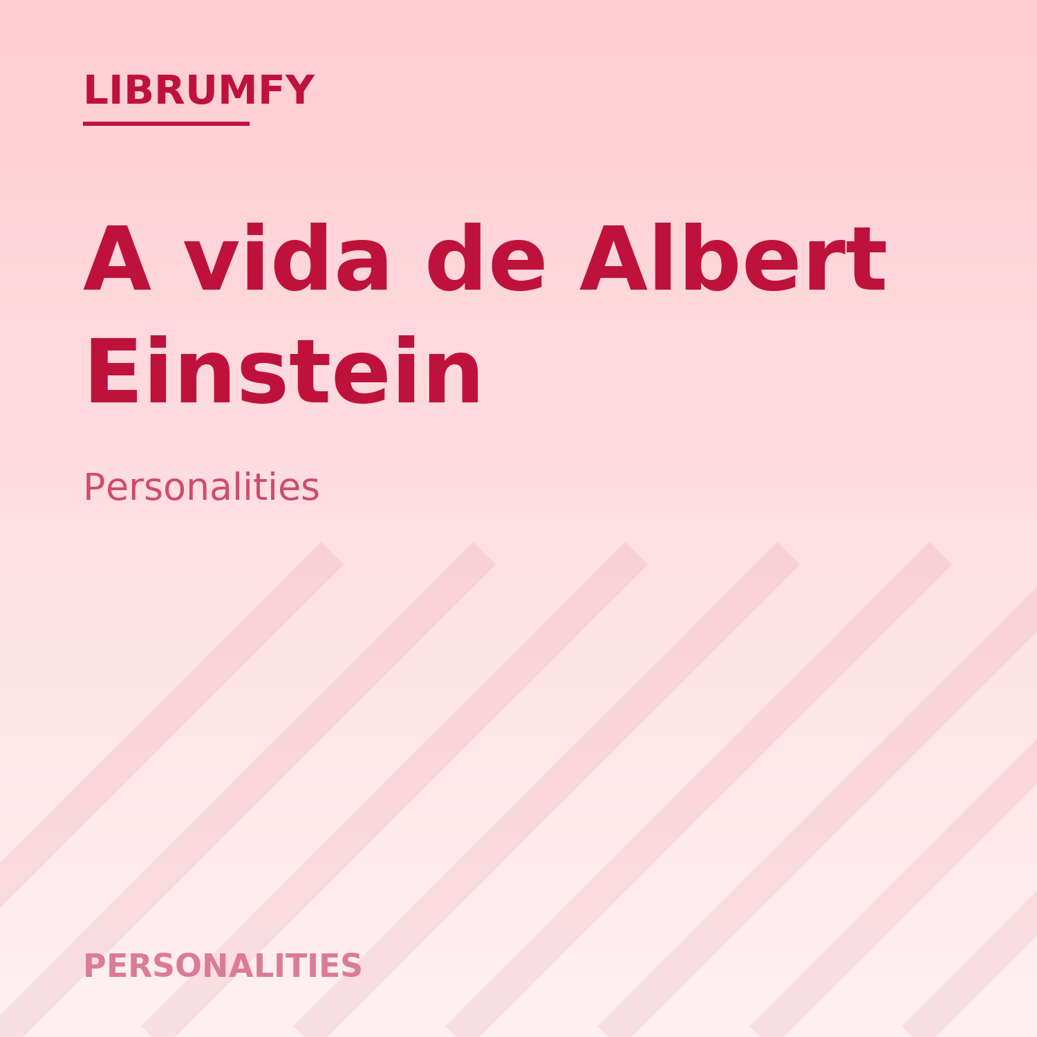 Capa de A vida de Albert Einstein