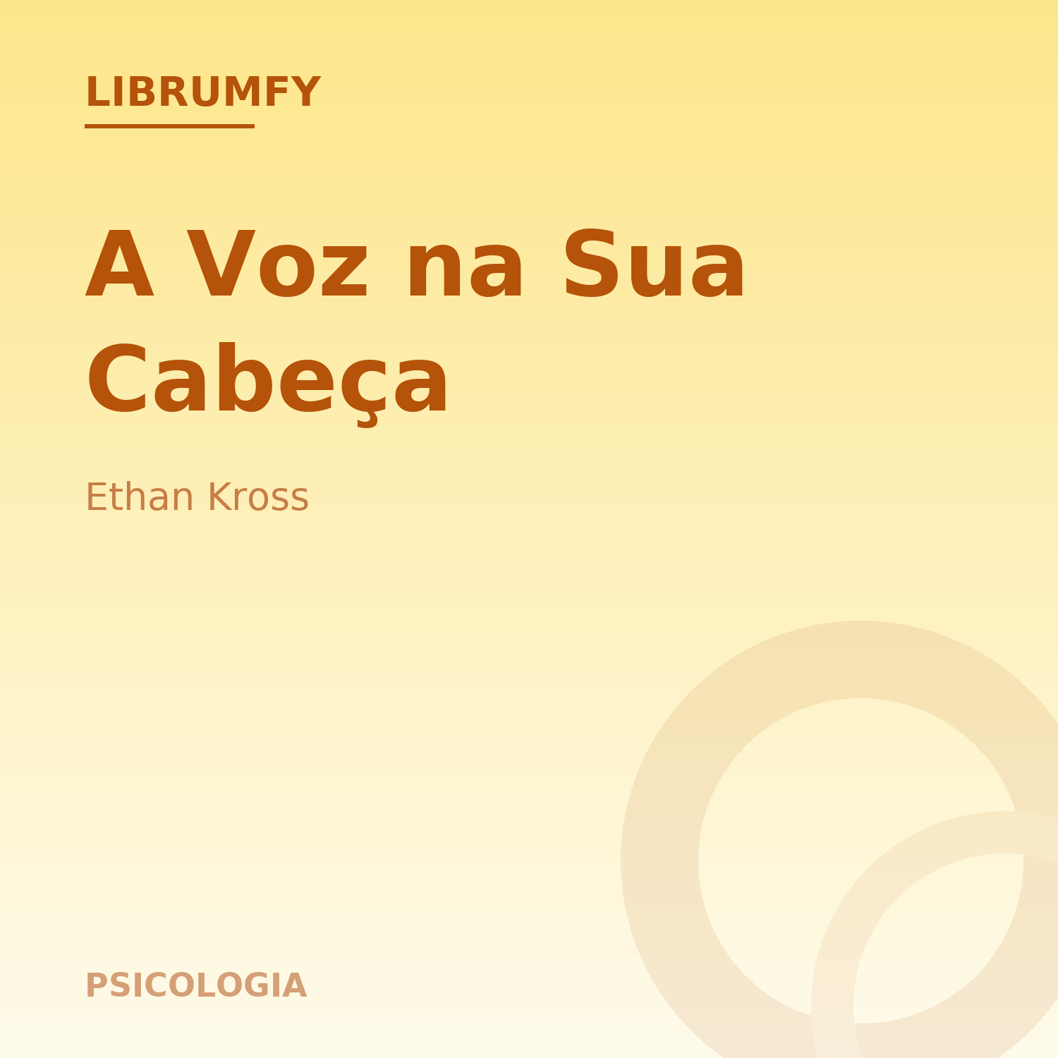Capa de A Voz na Sua Cabeça