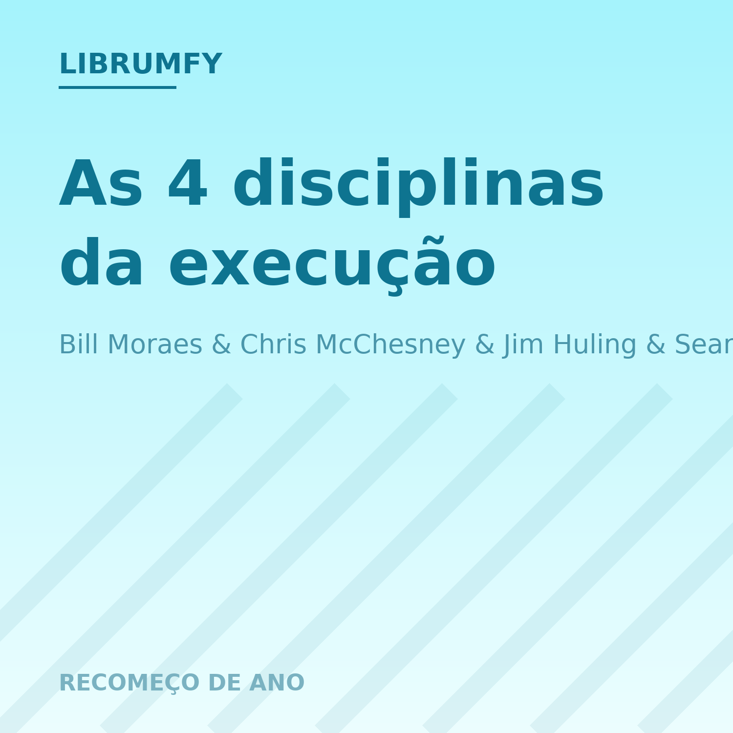Capa de As 4 disciplinas da execução