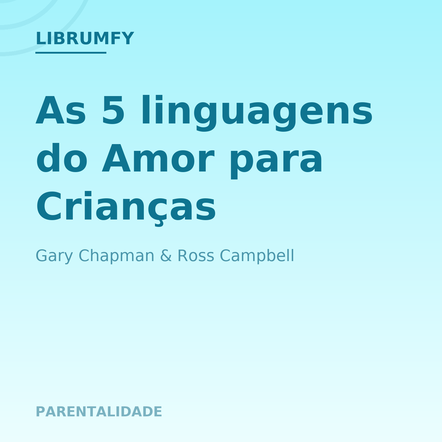 Capa de As 5 linguagens do Amor para Crianças