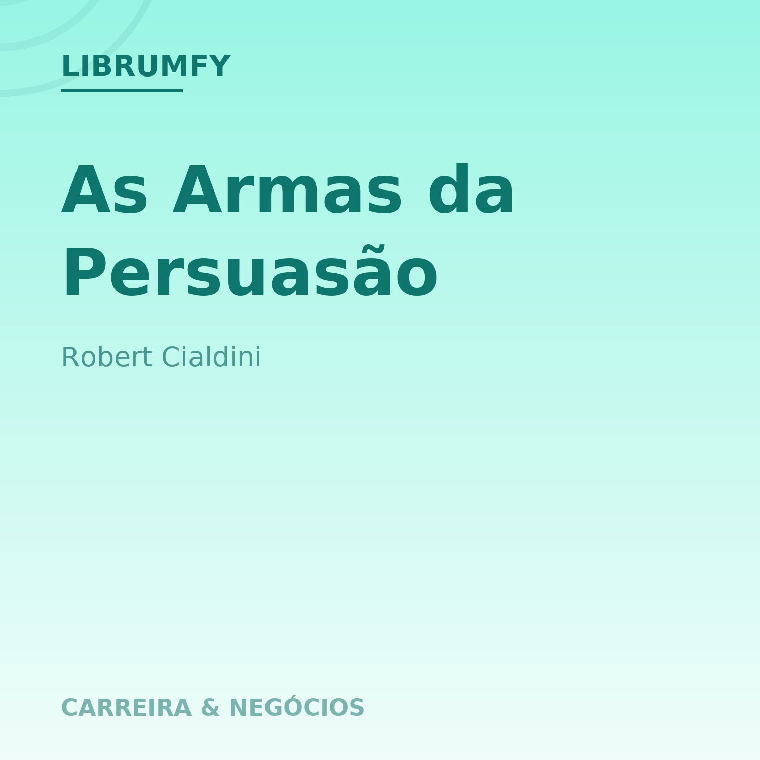 Capa de As Armas da Persuasão