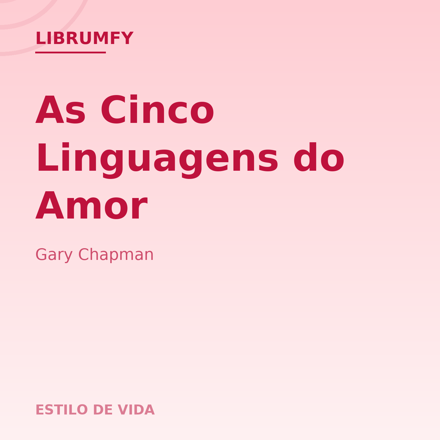 Capa de As Cinco Linguagens do Amor