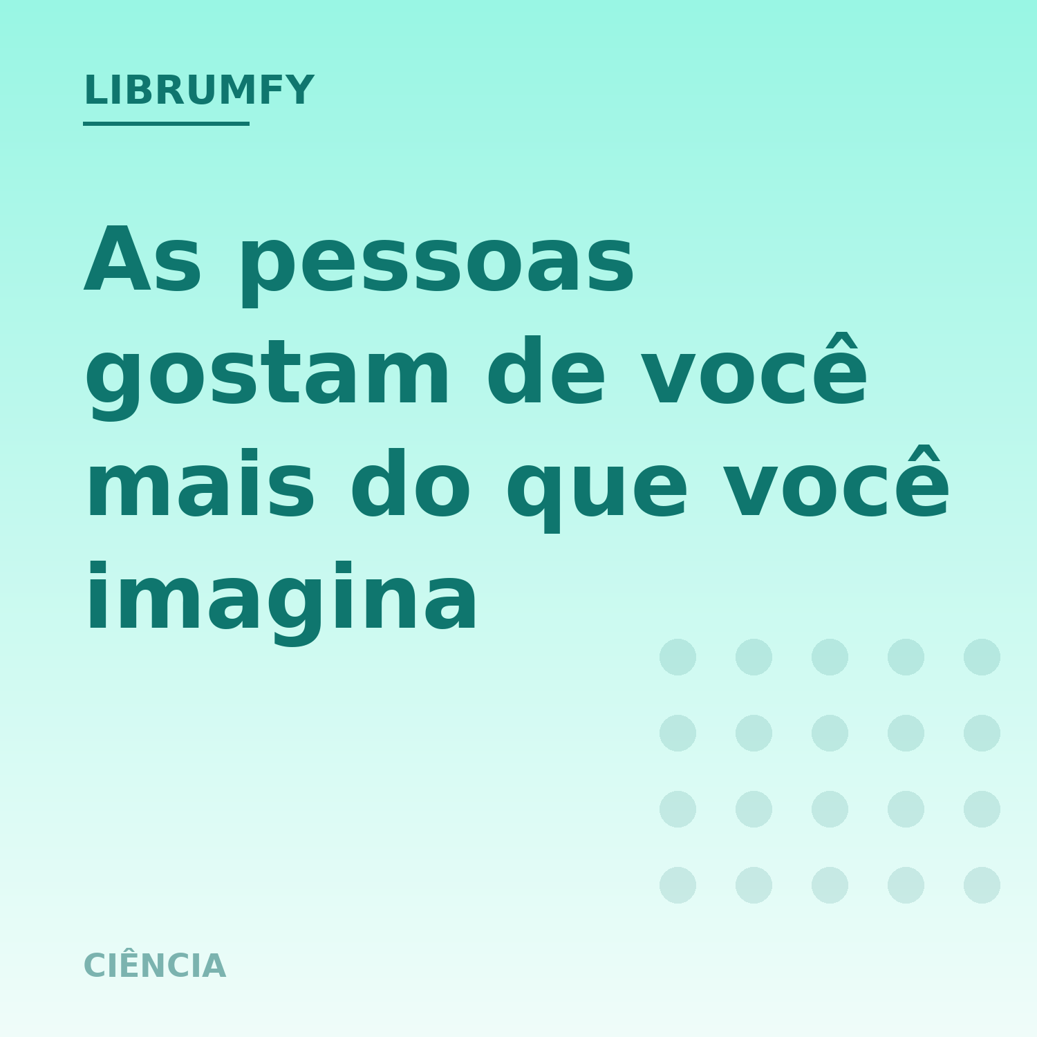 Capa de As pessoas gostam de você mais do que você imagina