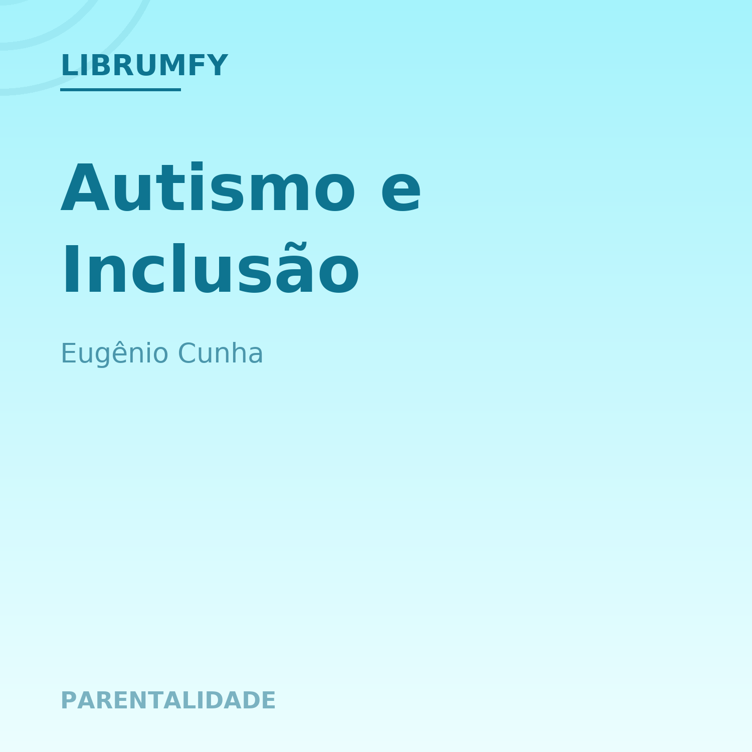 Capa de Autismo e Inclusão
