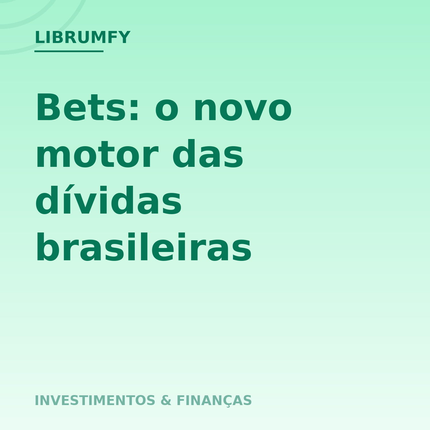 Capa de Bets: o novo motor das dívidas brasileiras