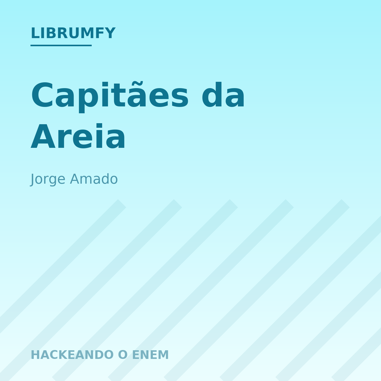 Capa de Capitães da Areia
