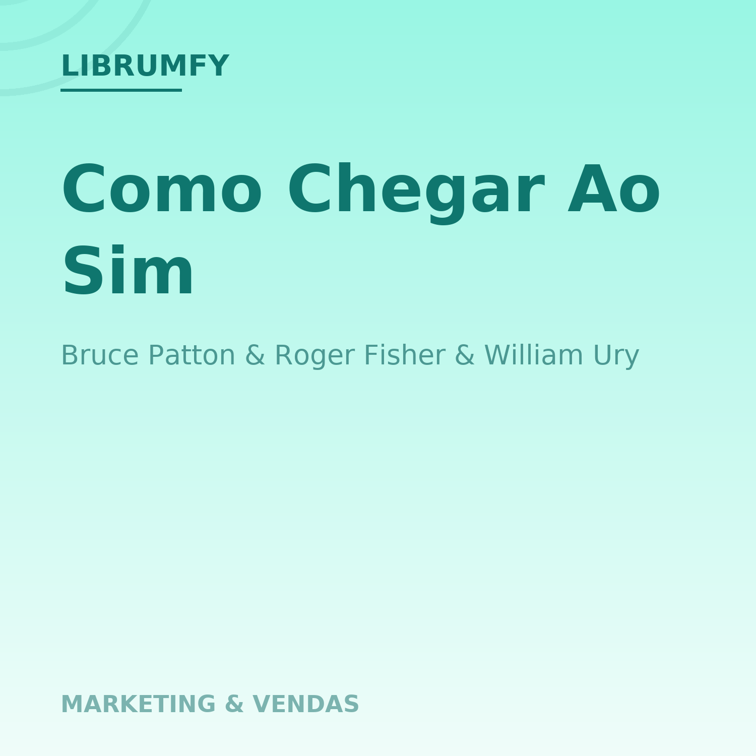 Capa de Como Chegar Ao Sim