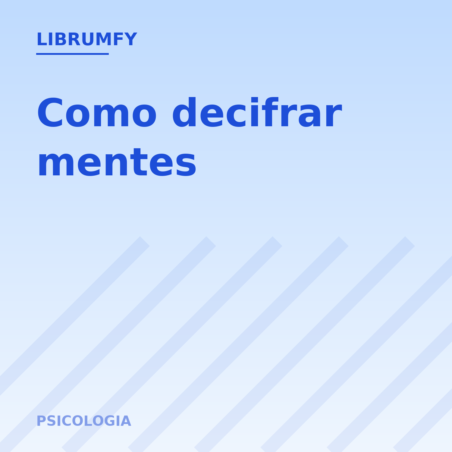 Capa de Como decifrar mentes