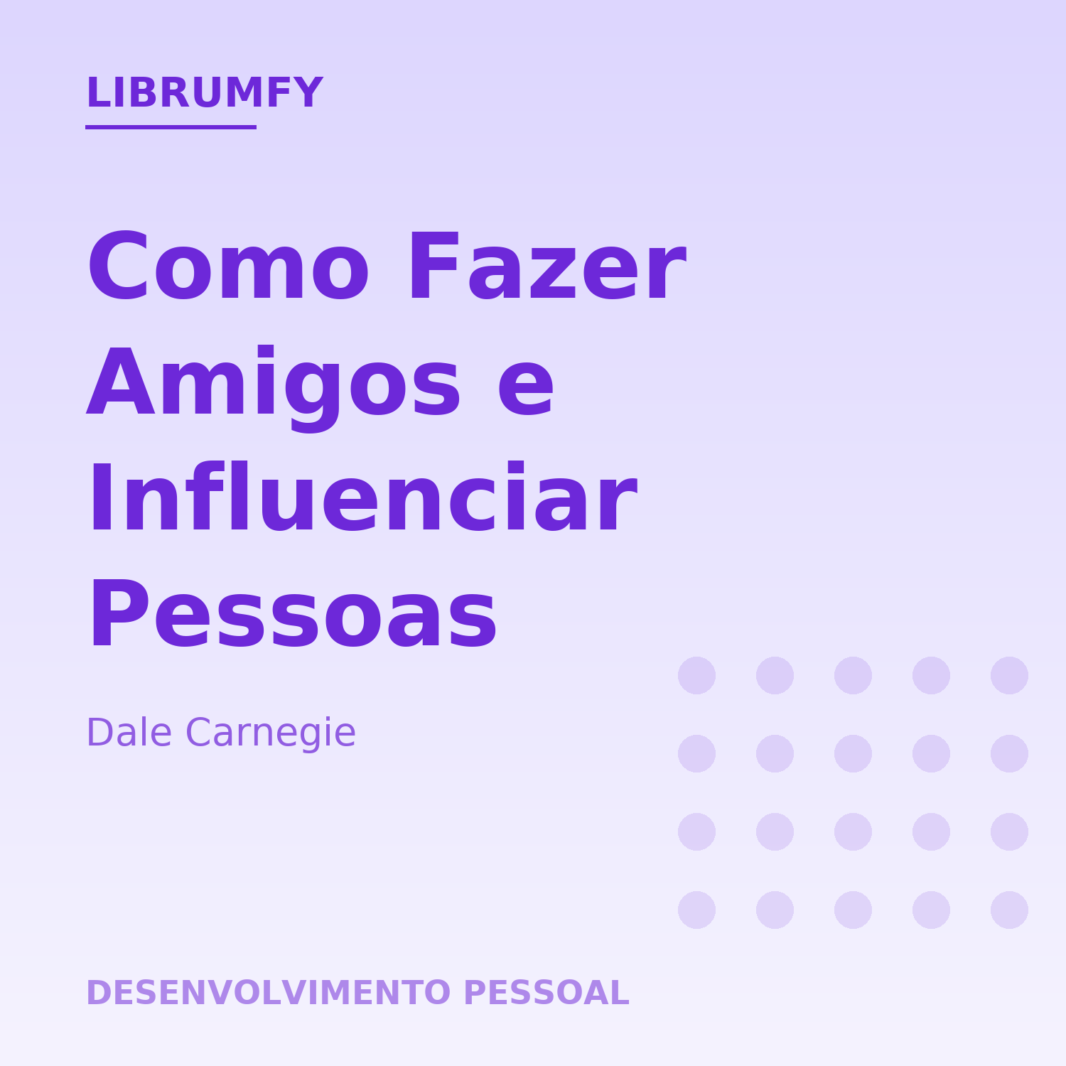 Capa de Como Fazer Amigos e Influenciar Pessoas