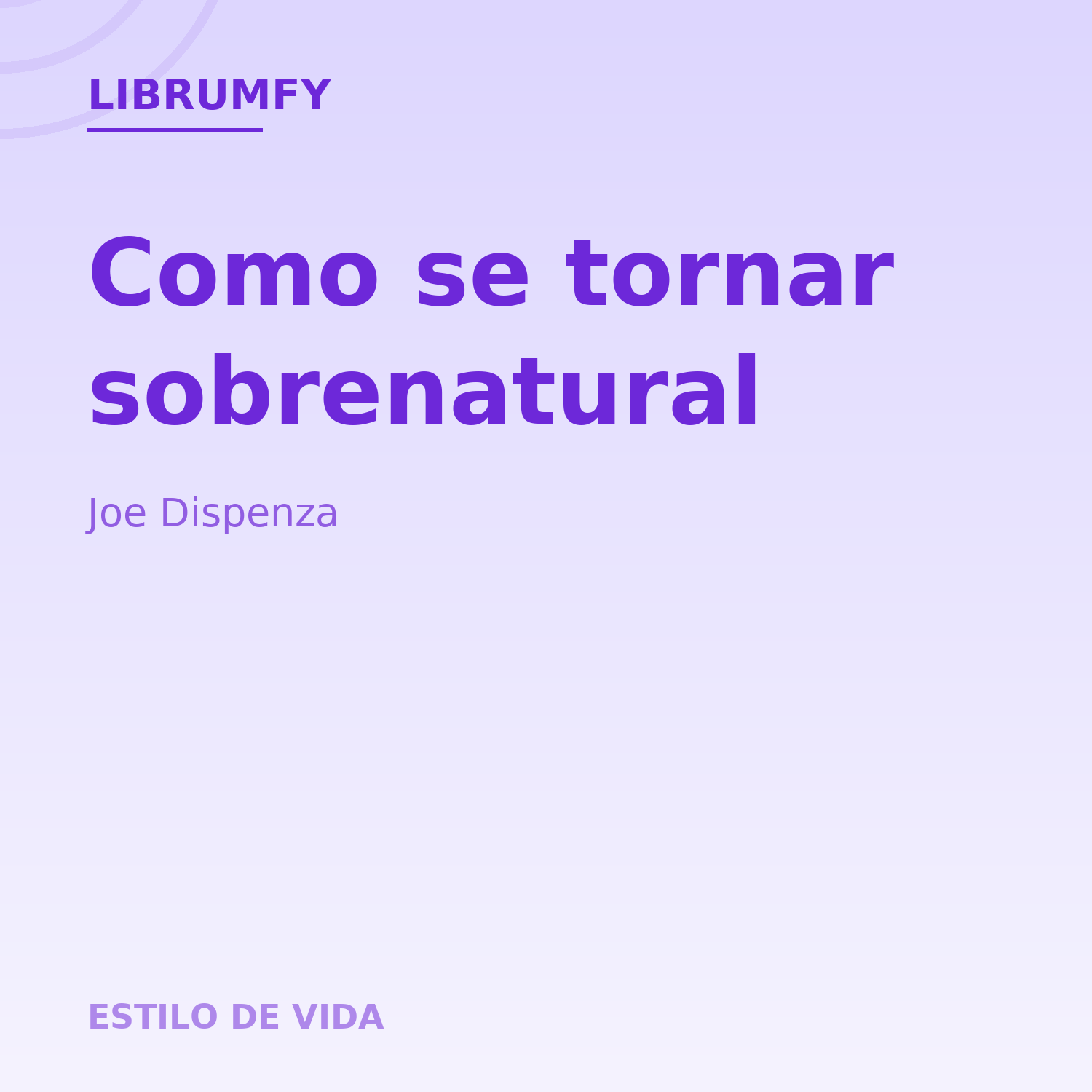 Capa de Como se tornar sobrenatural