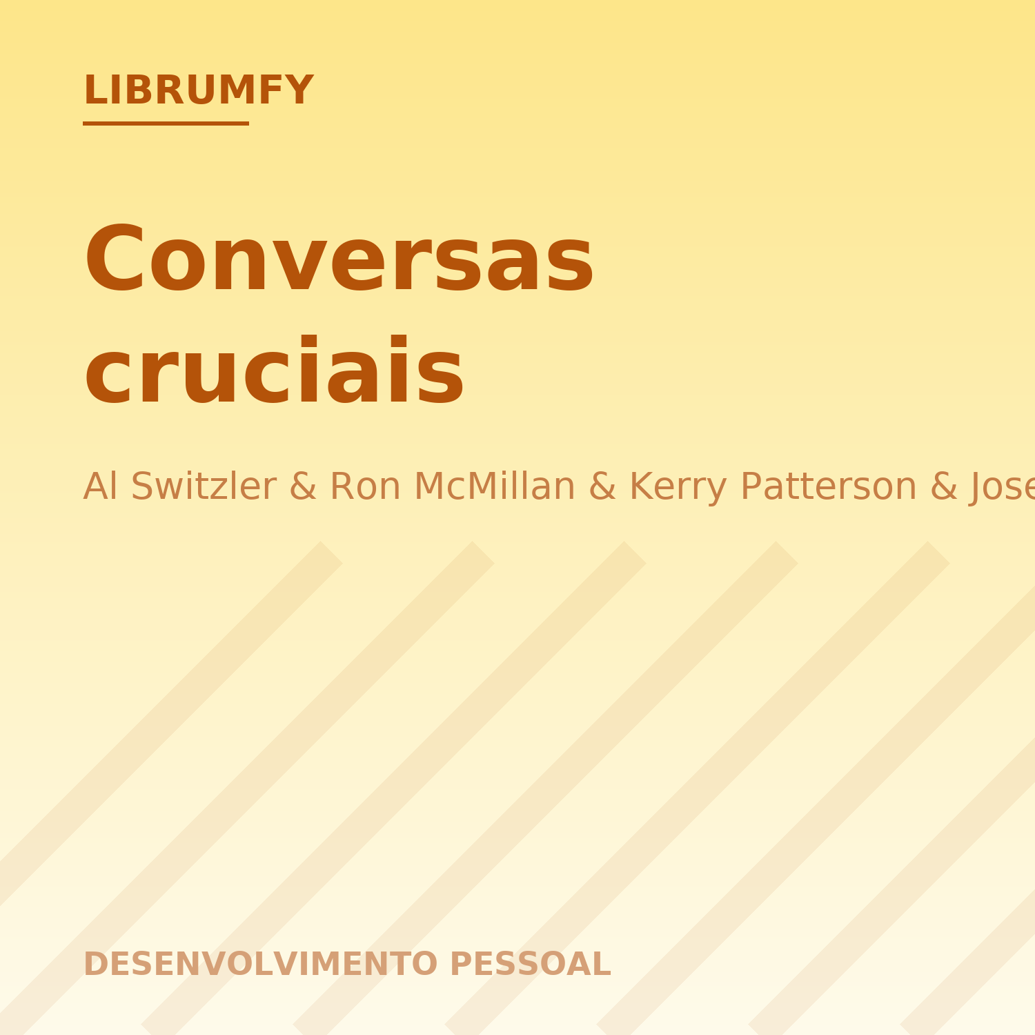 Capa de Conversas cruciais