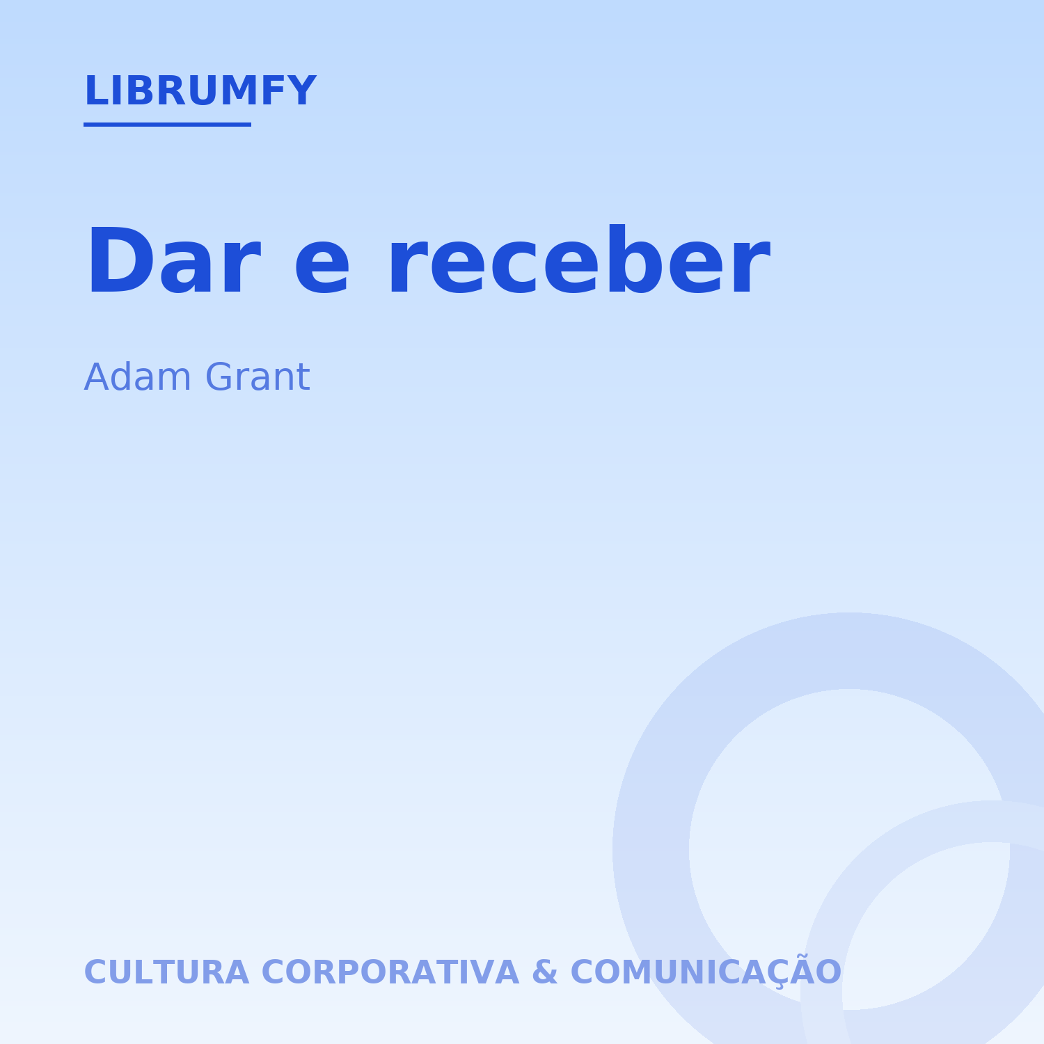 Capa de Dar e receber