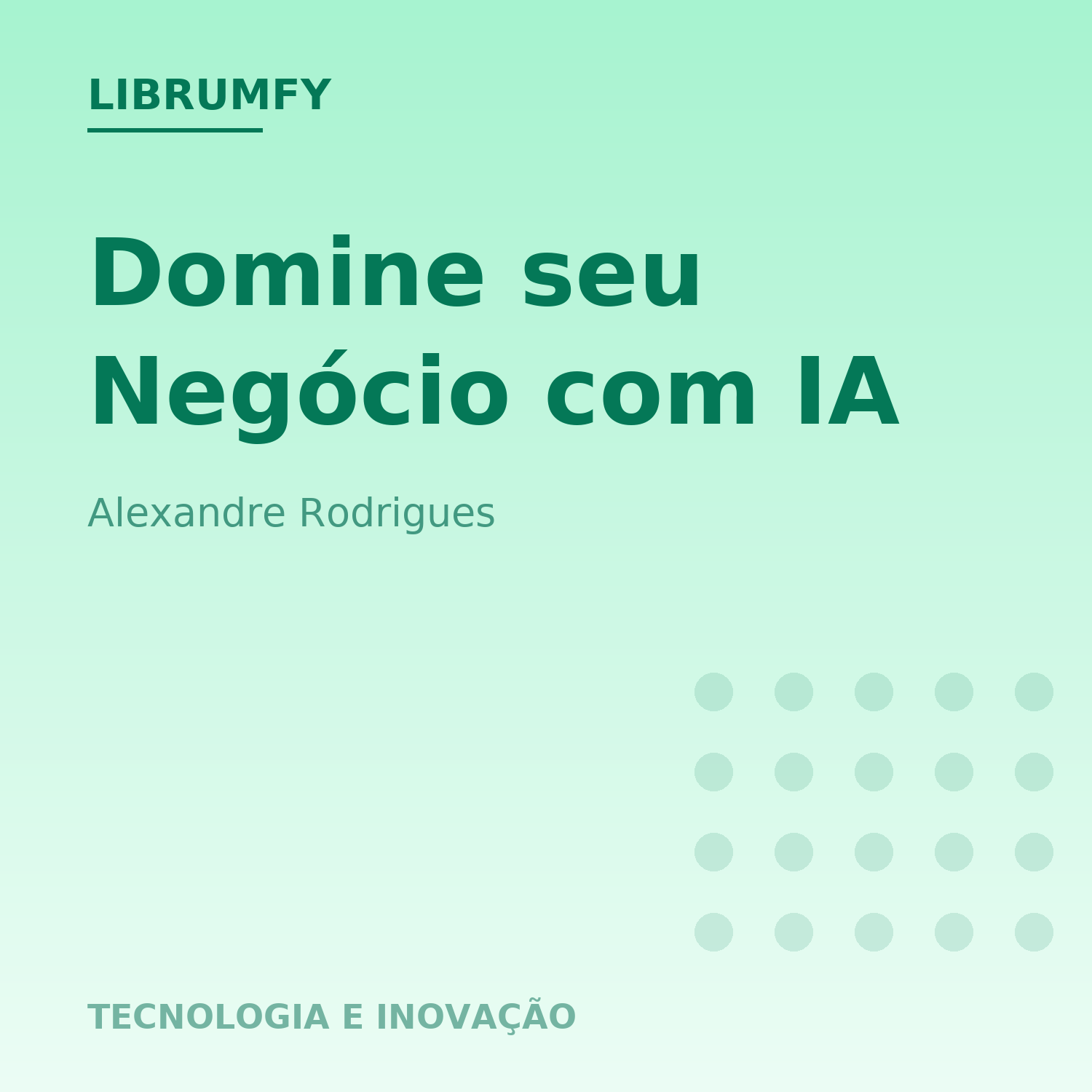 Capa de Domine seu Negócio com IA