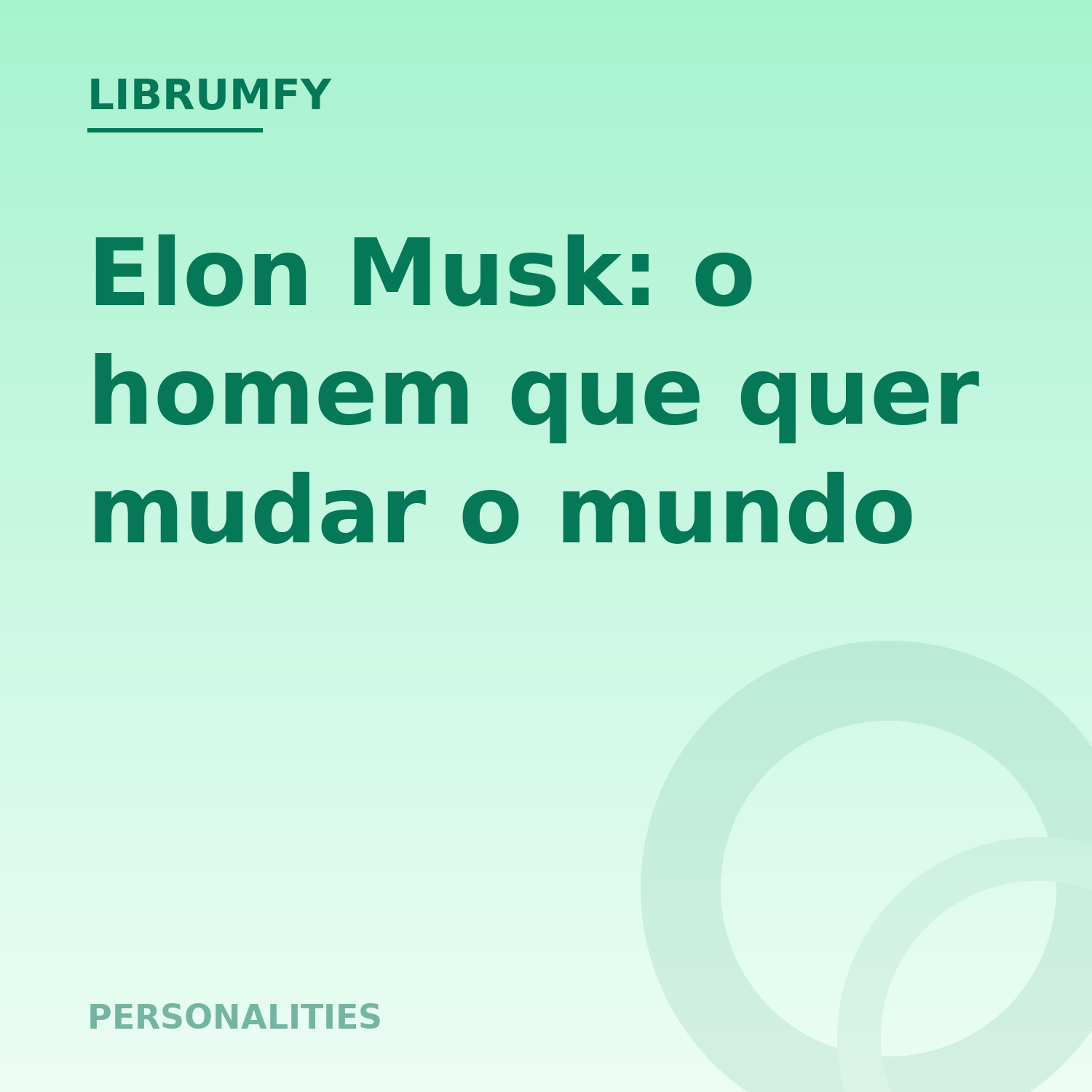 Capa de Elon Musk: o homem que quer mudar o mundo