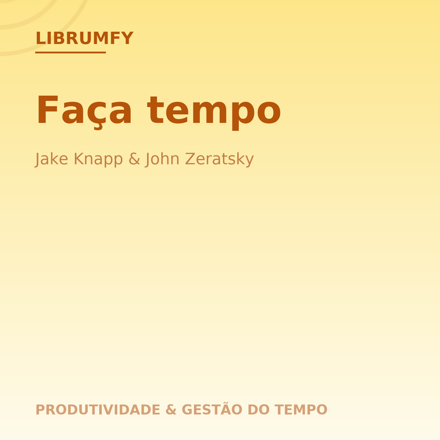 Capa de Faça tempo