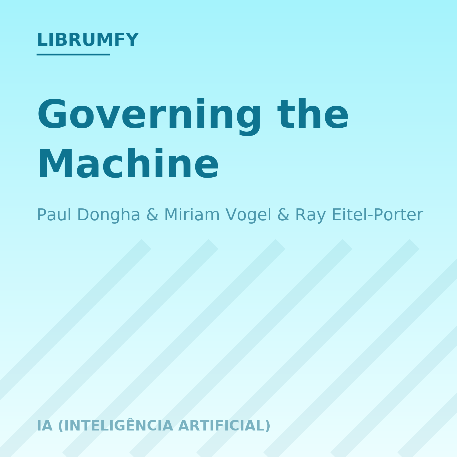 Capa de Governing the Machine