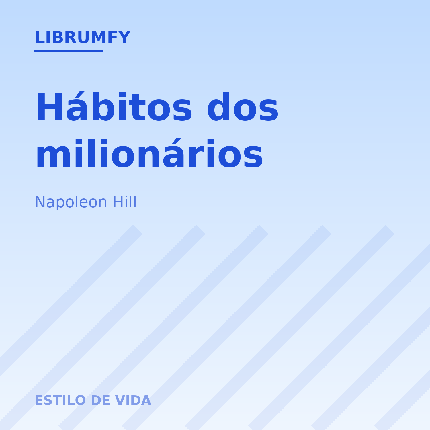 Capa de Hábitos dos milionários