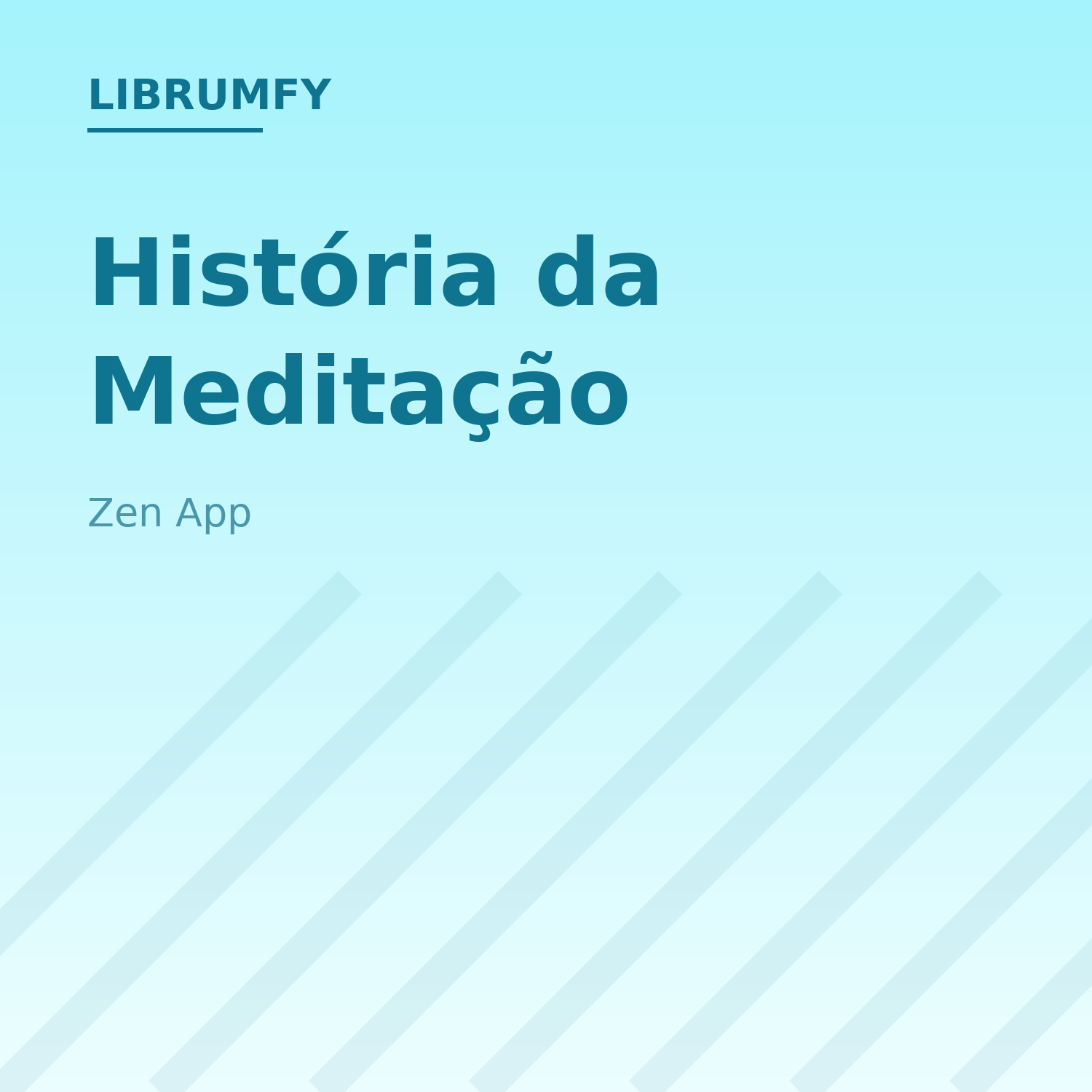 Capa de História da Meditação