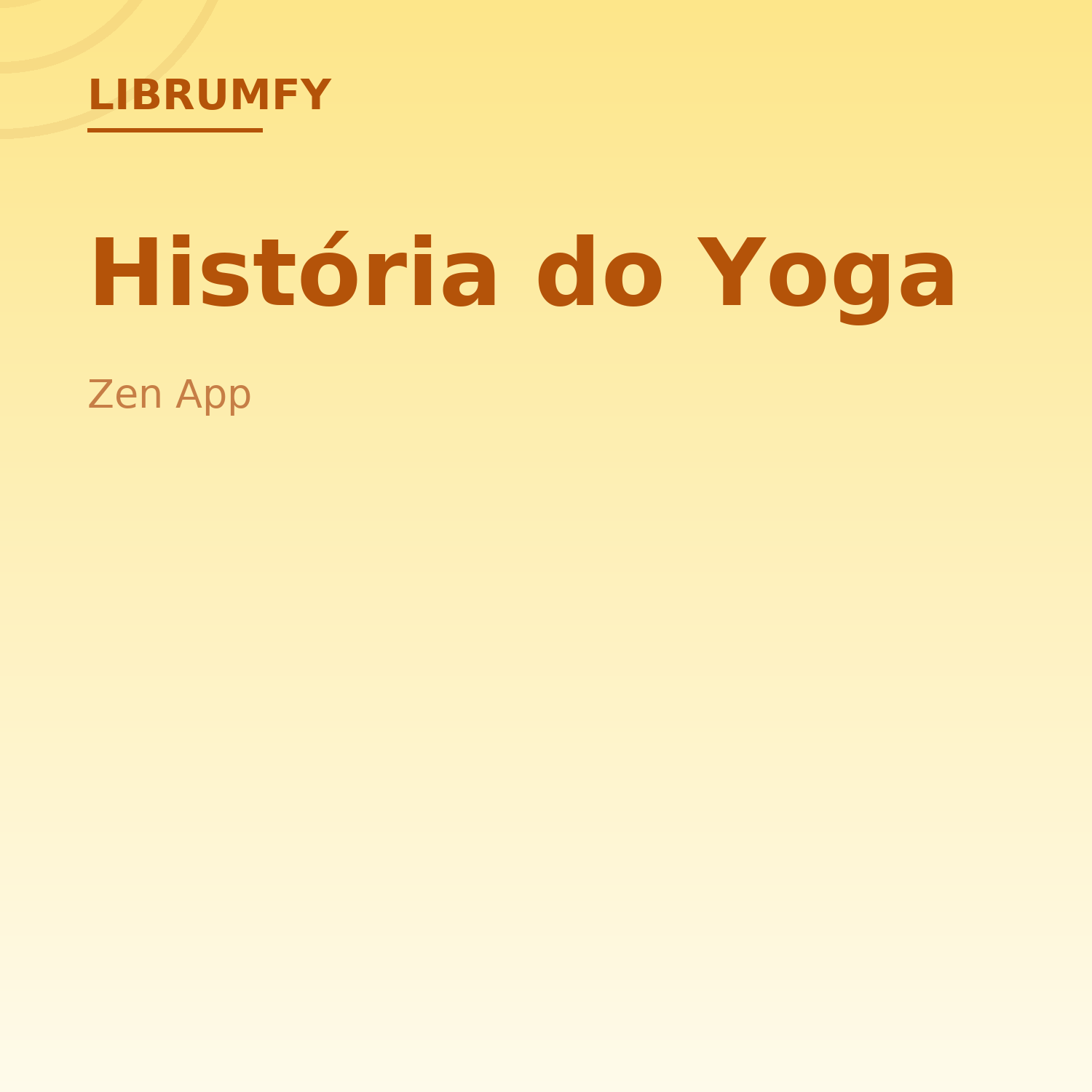 Capa de História do Yoga