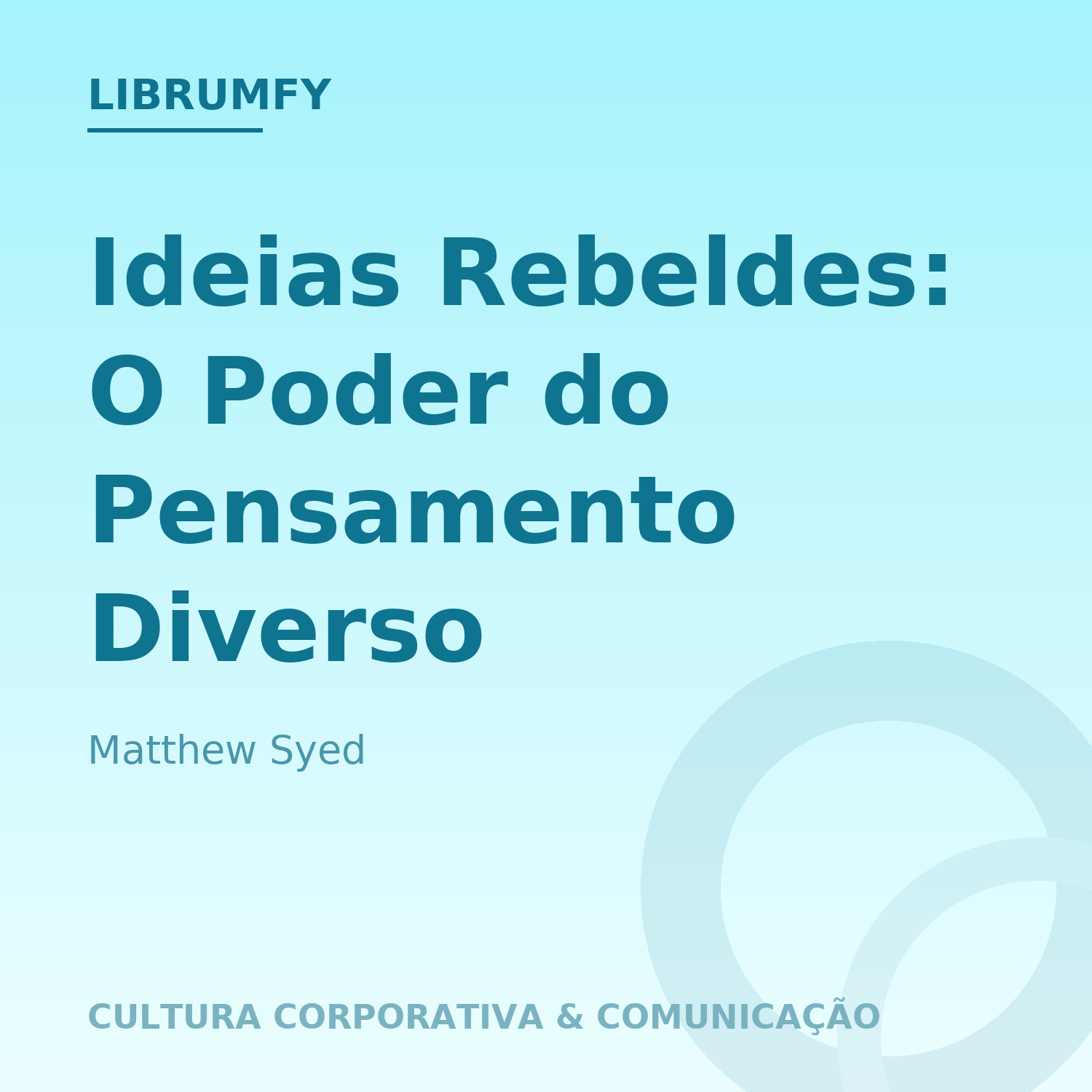 Capa de Ideias Rebeldes: O Poder do Pensamento Diverso