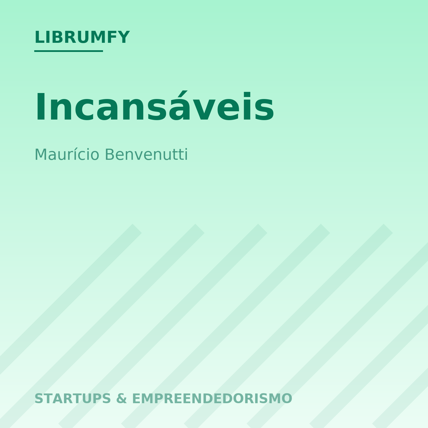 Capa de Incansáveis