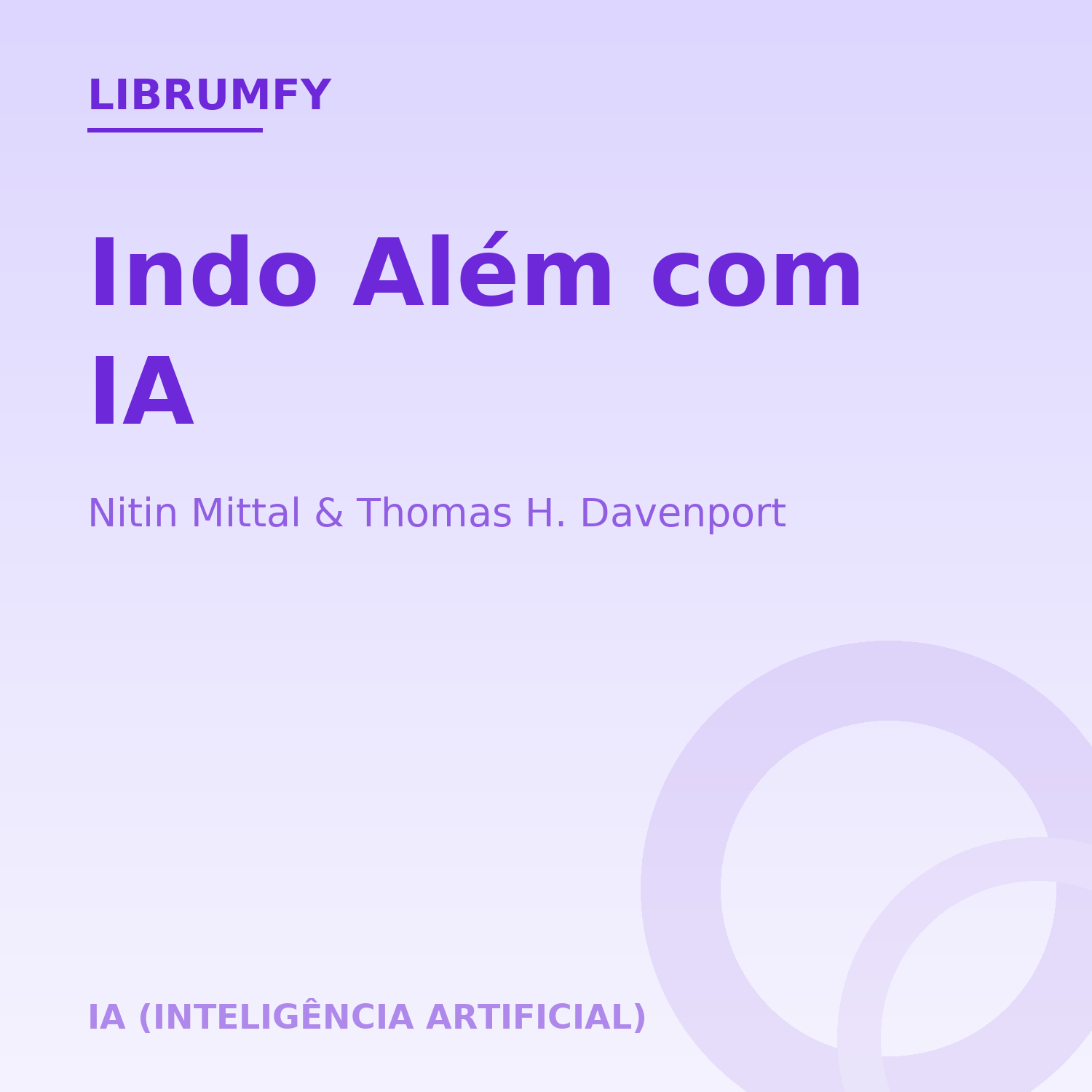 Capa de Indo Além com IA