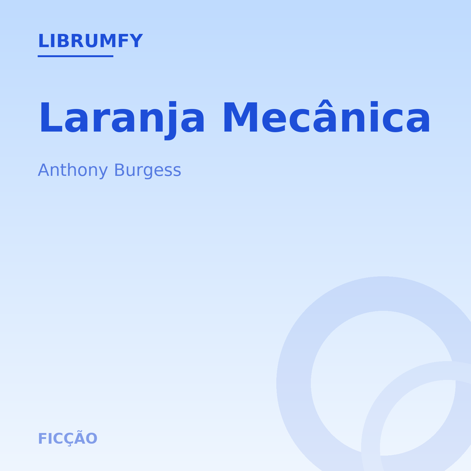 Capa de Laranja Mecânica