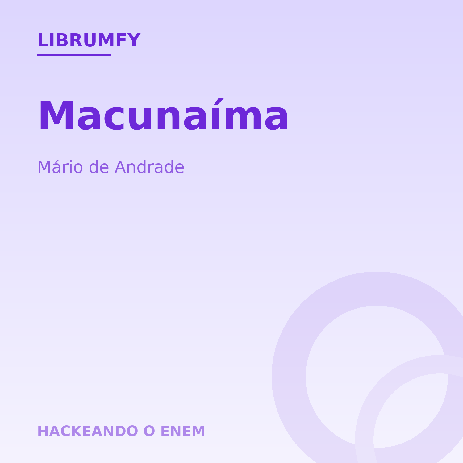 Capa de Macunaíma