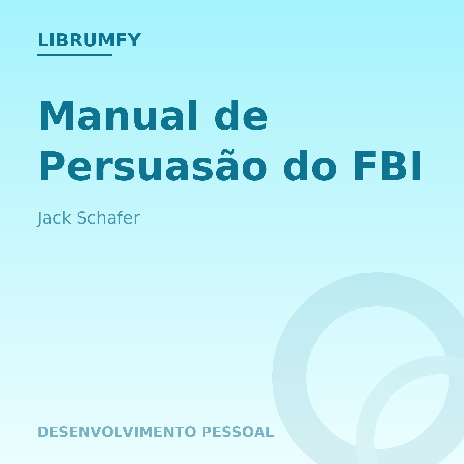 Capa de Manual de Persuasão do FBI