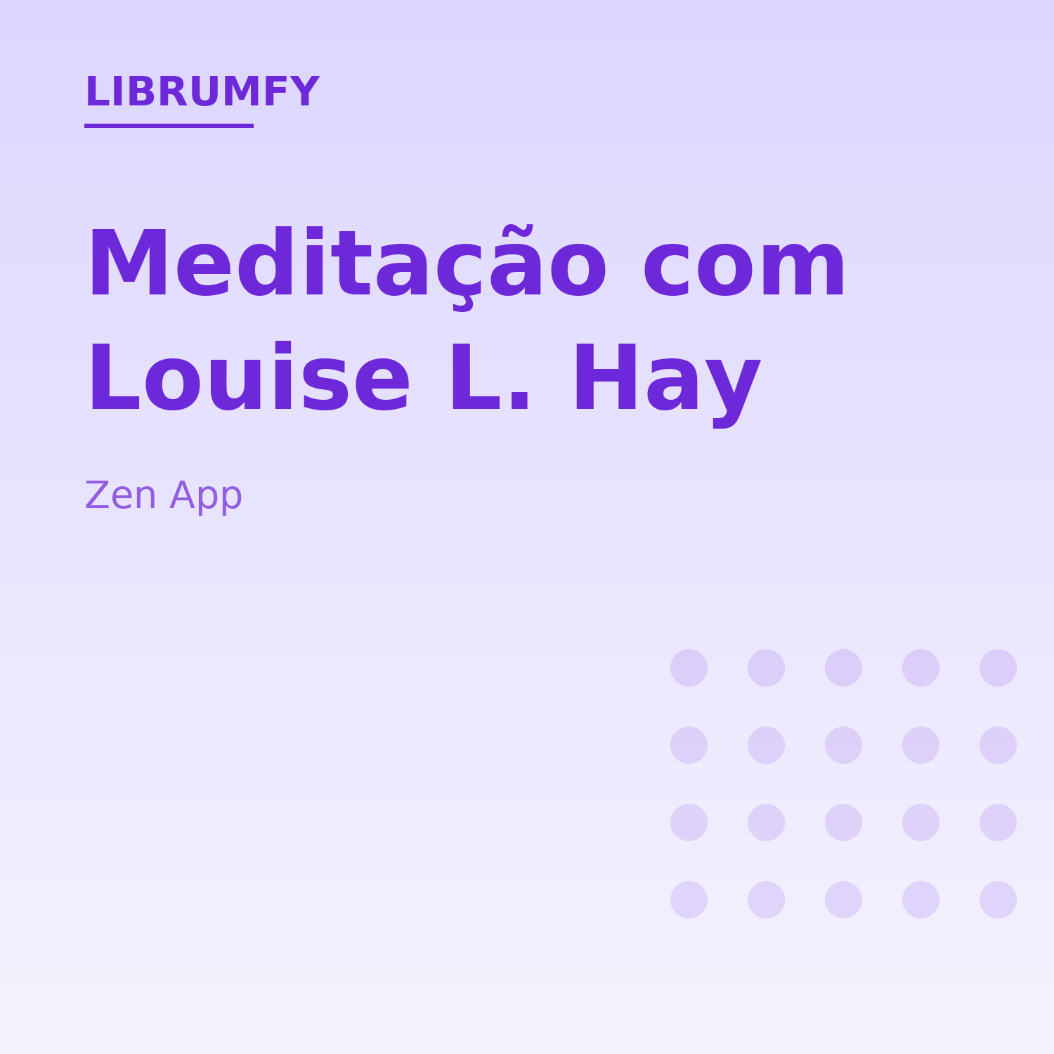 Capa de Meditação com Louise L. Hay
