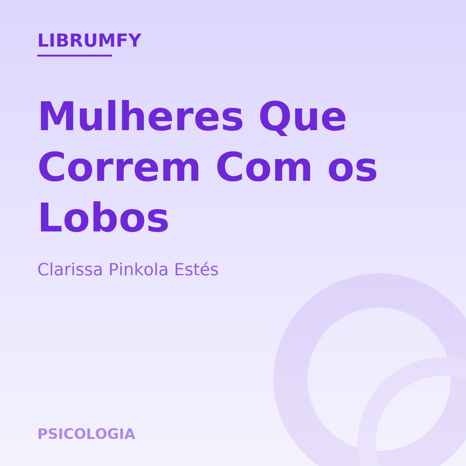 Capa de Mulheres Que Correm Com os Lobos