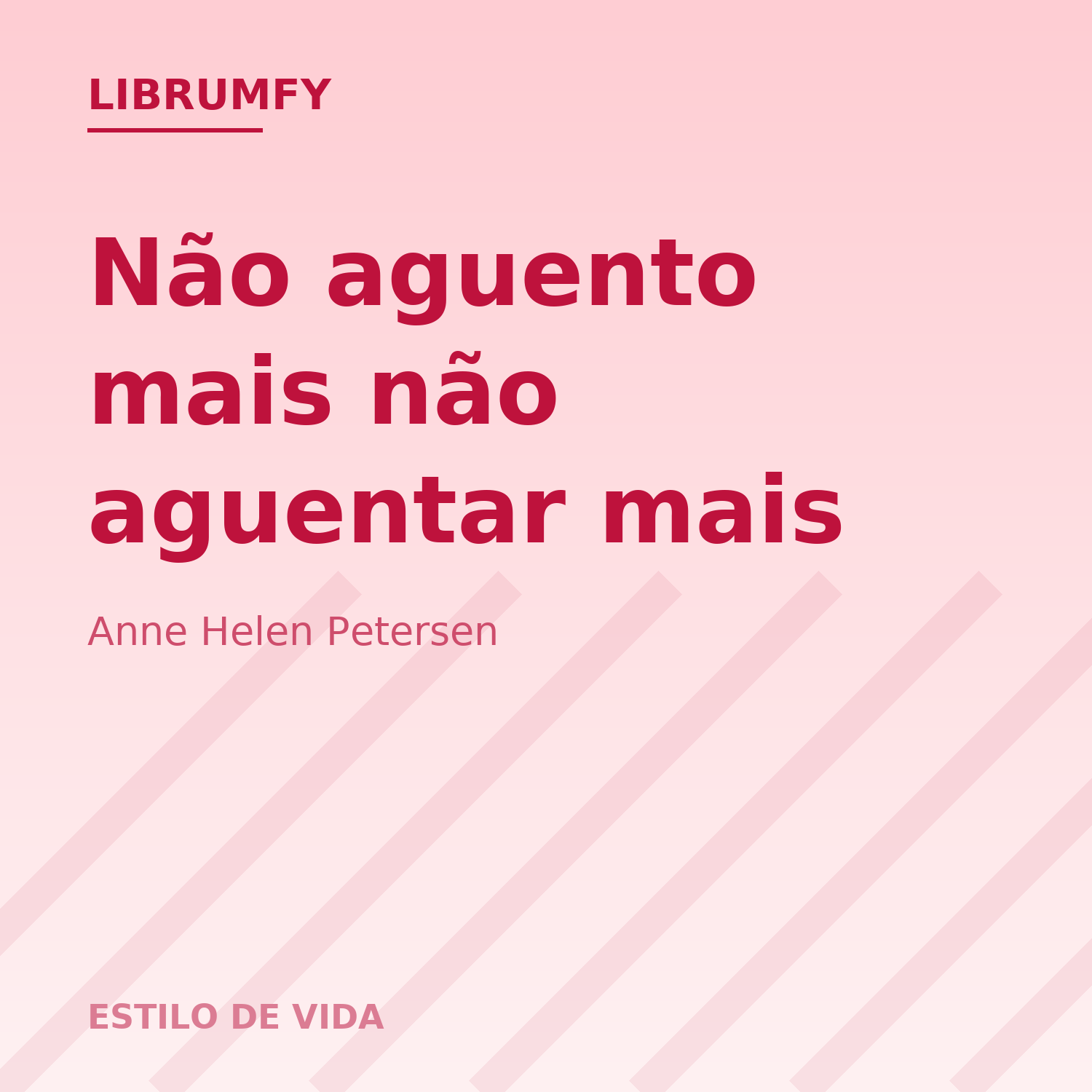 Capa de Não aguento mais não aguentar mais
