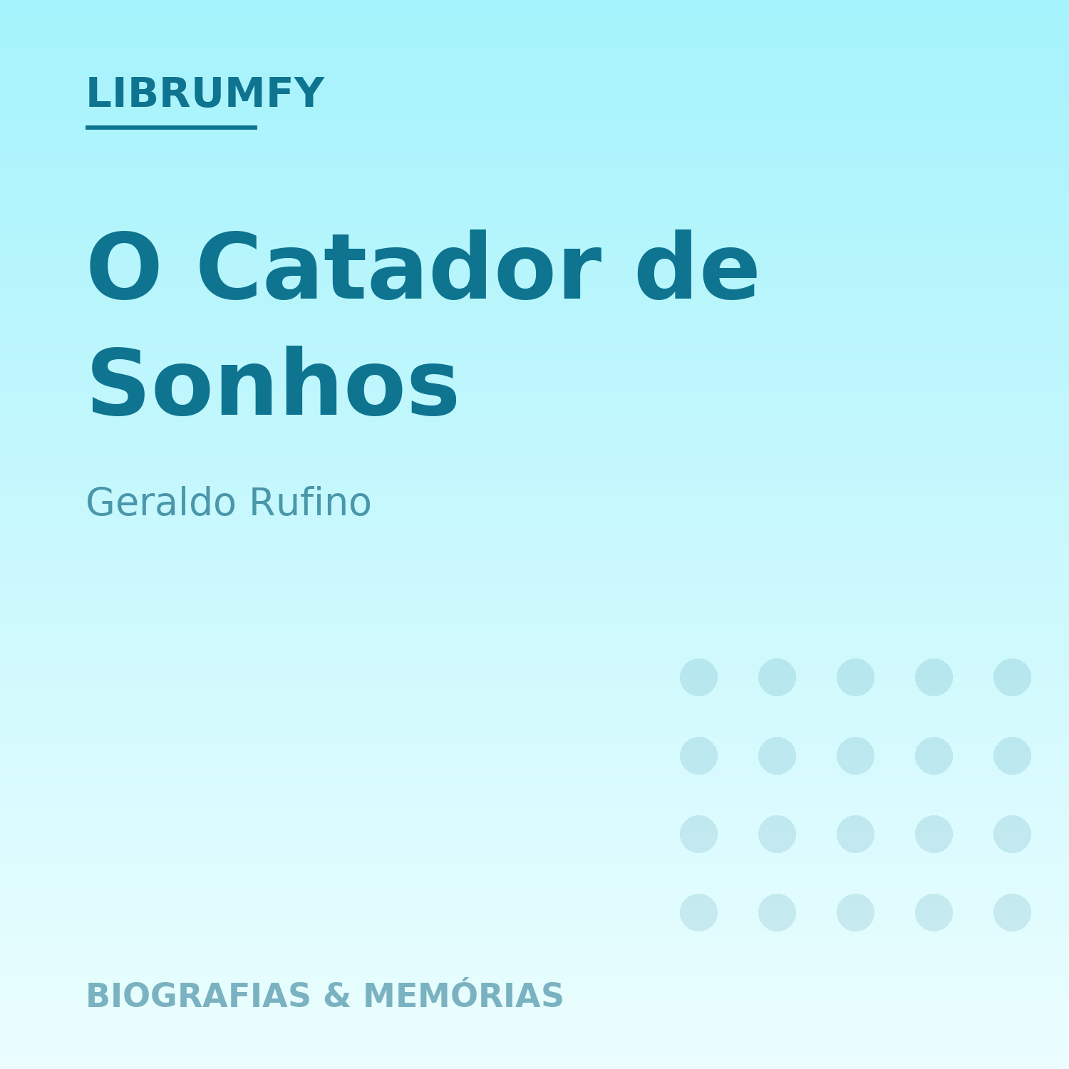 Capa de O Catador de Sonhos