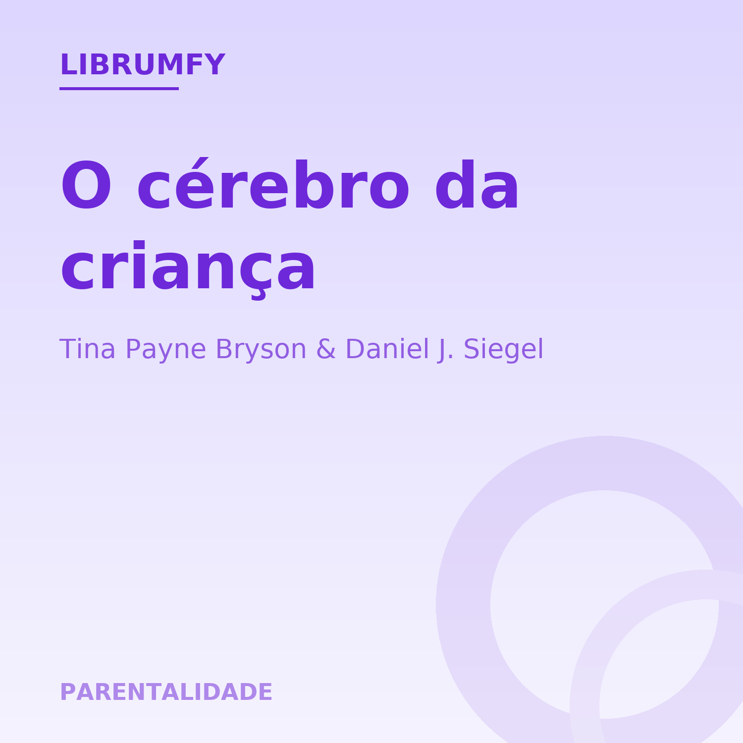 Capa de O cérebro da criança