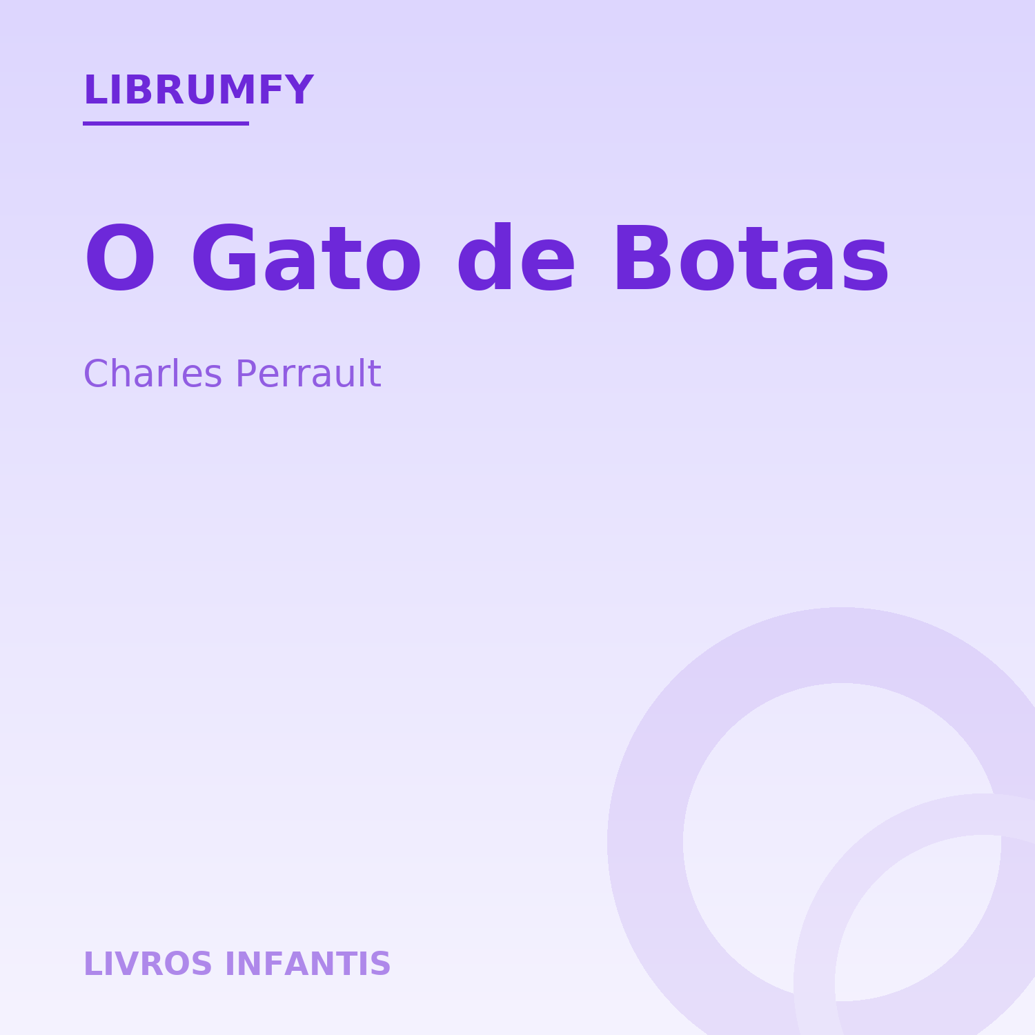 Capa de O Gato de Botas
