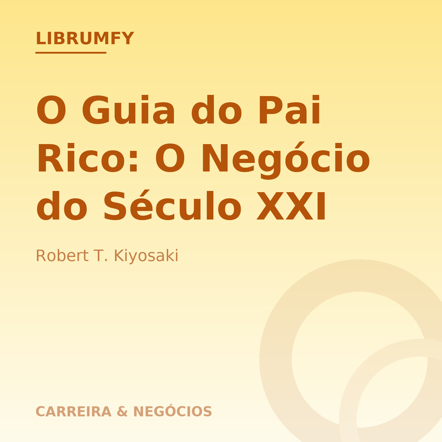 Capa de O Guia do Pai Rico: O Negócio do Século XXI