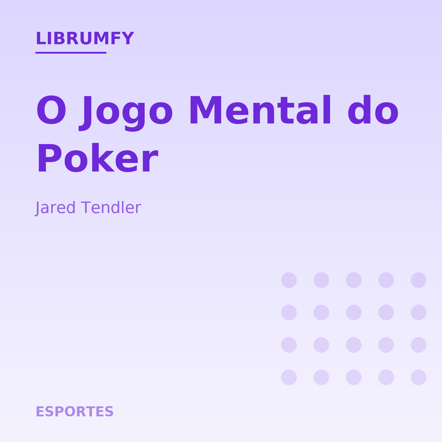 Capa de O Jogo Mental do Poker