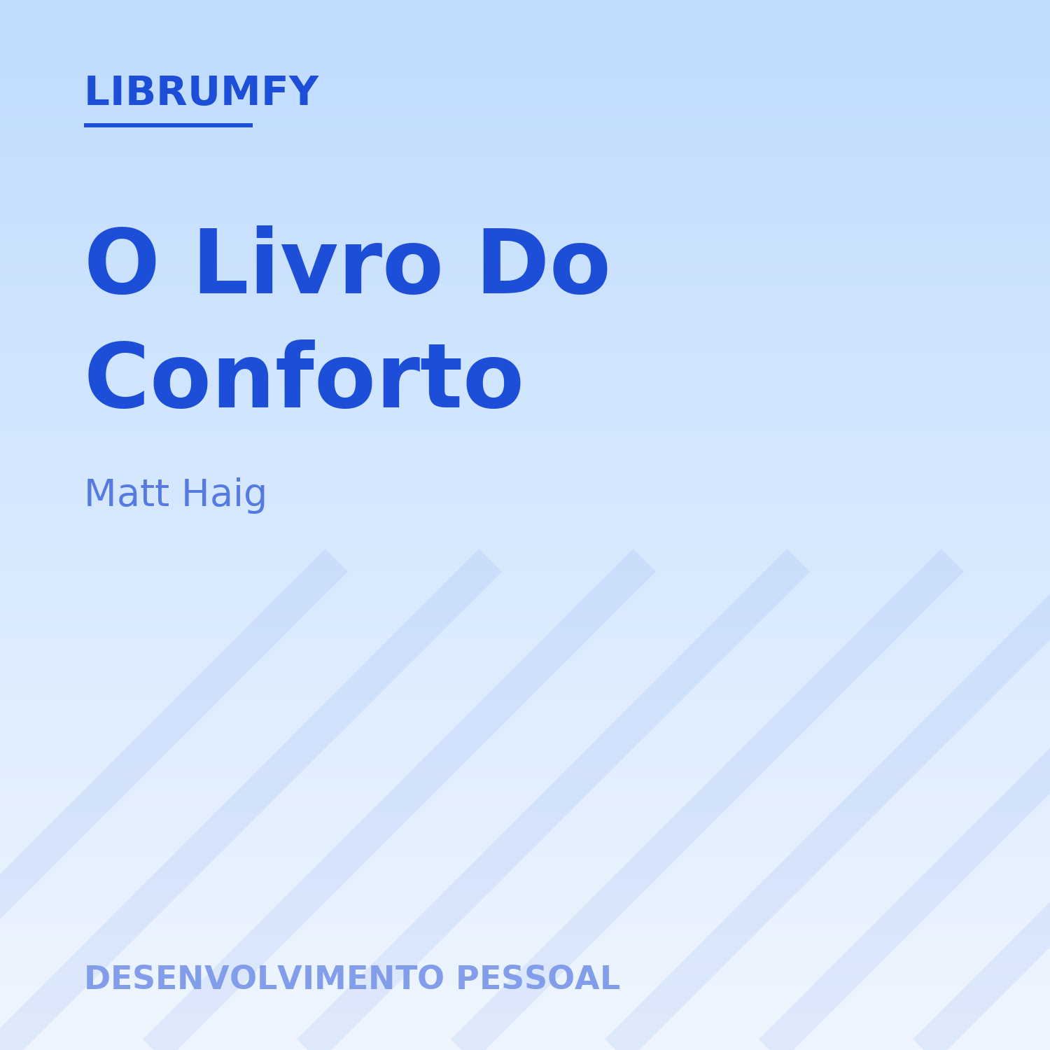 Capa de O Livro Do Conforto