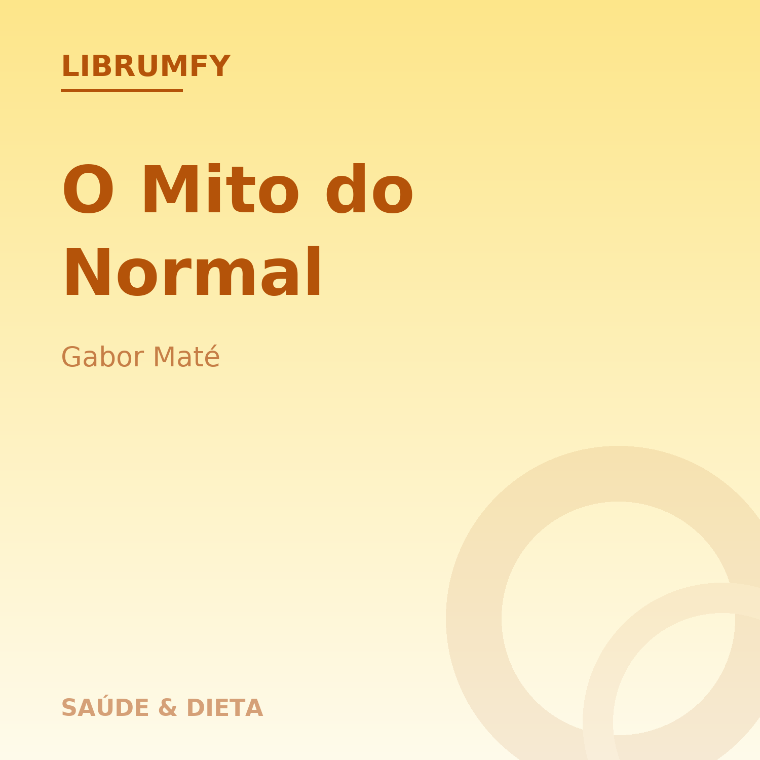 Capa de O Mito do Normal
