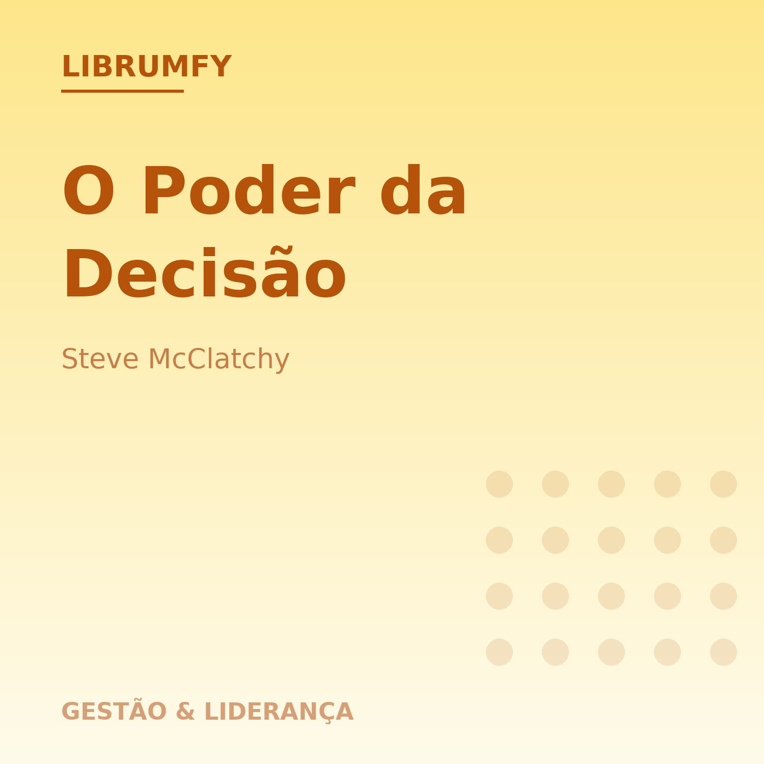 Capa de O Poder da Decisão